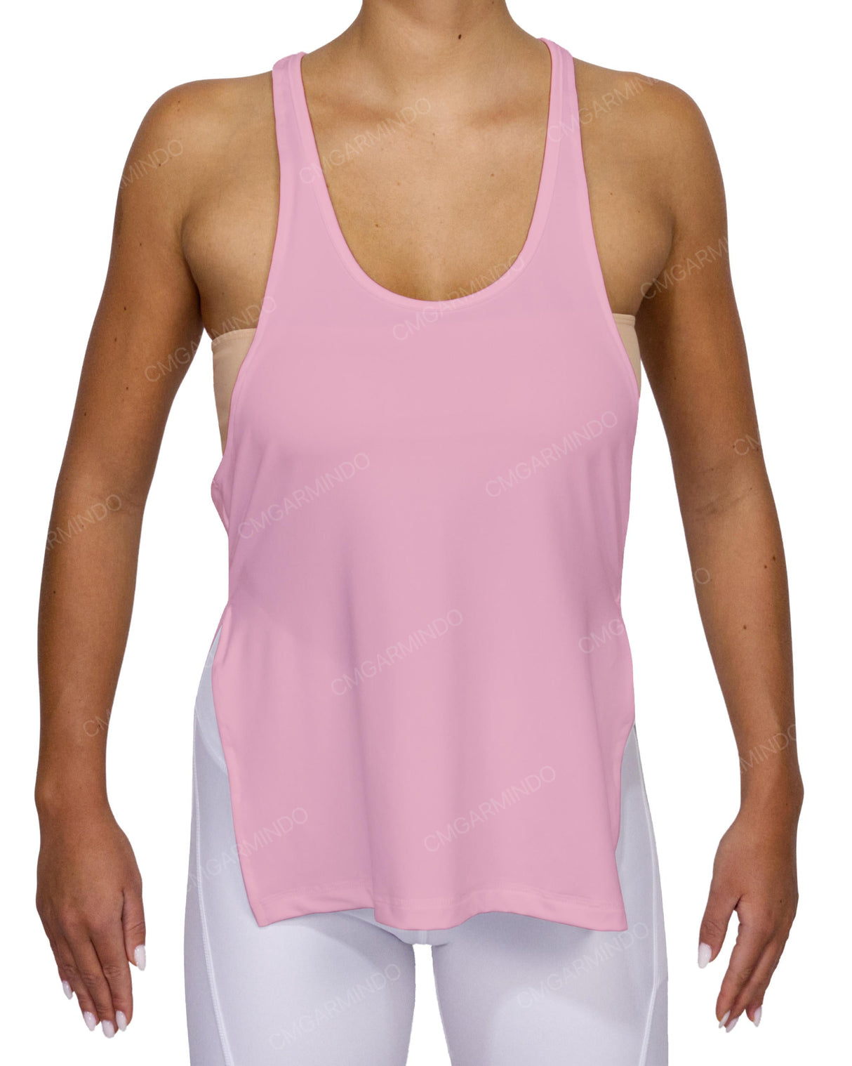 Long Side Slit Tank Top
