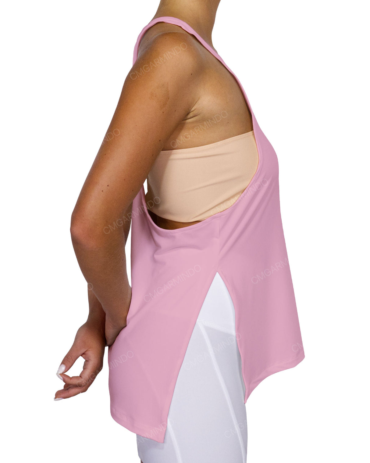 Long Side Slit Tank Top