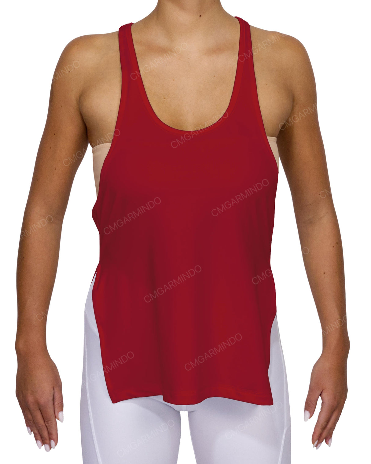 Long Side Slit Tank Top