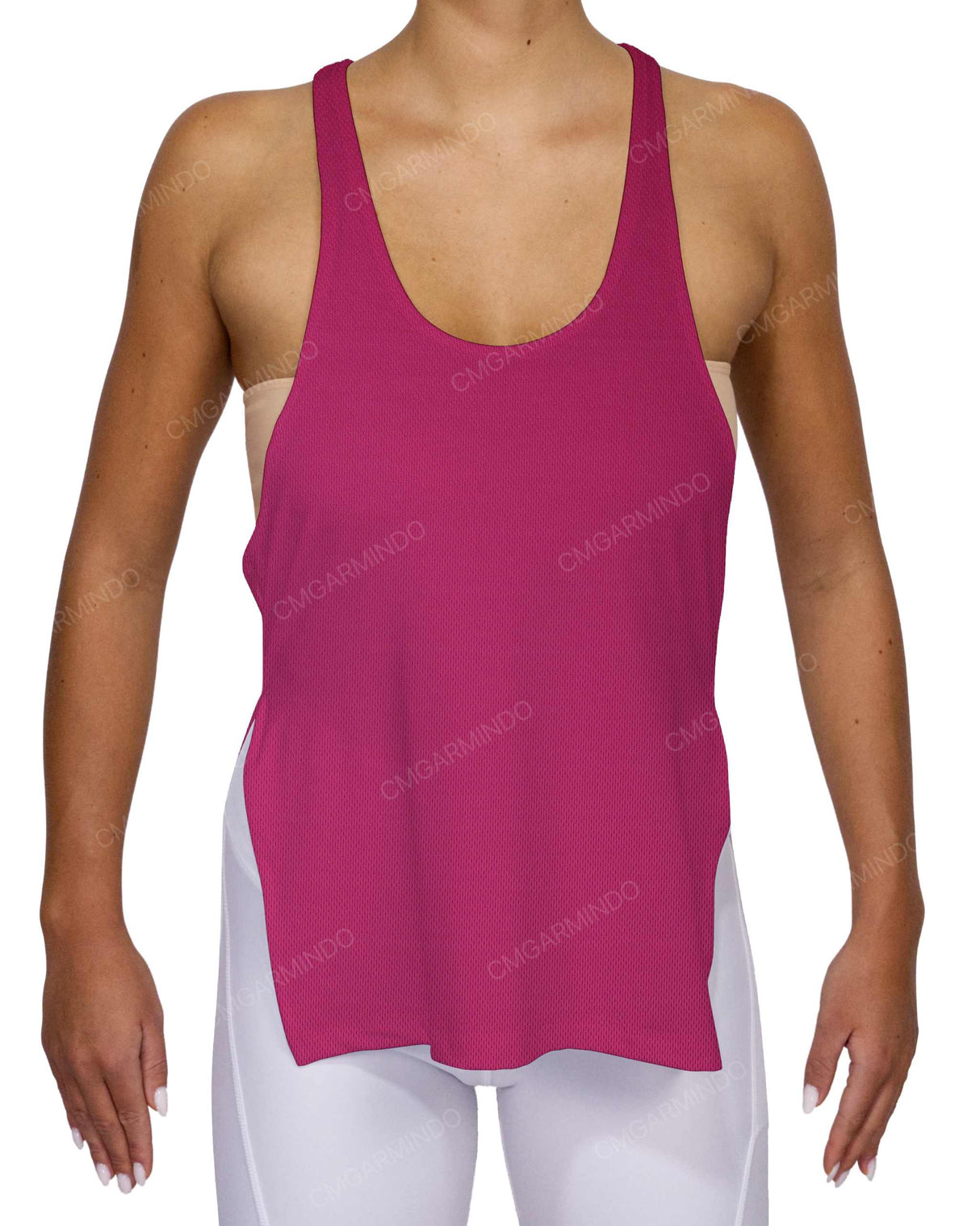 Long Side Slit Tank Top