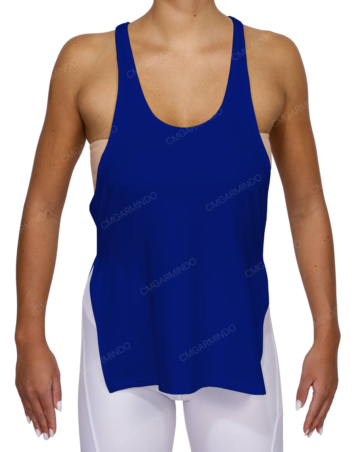Long Side Slit Tank Top