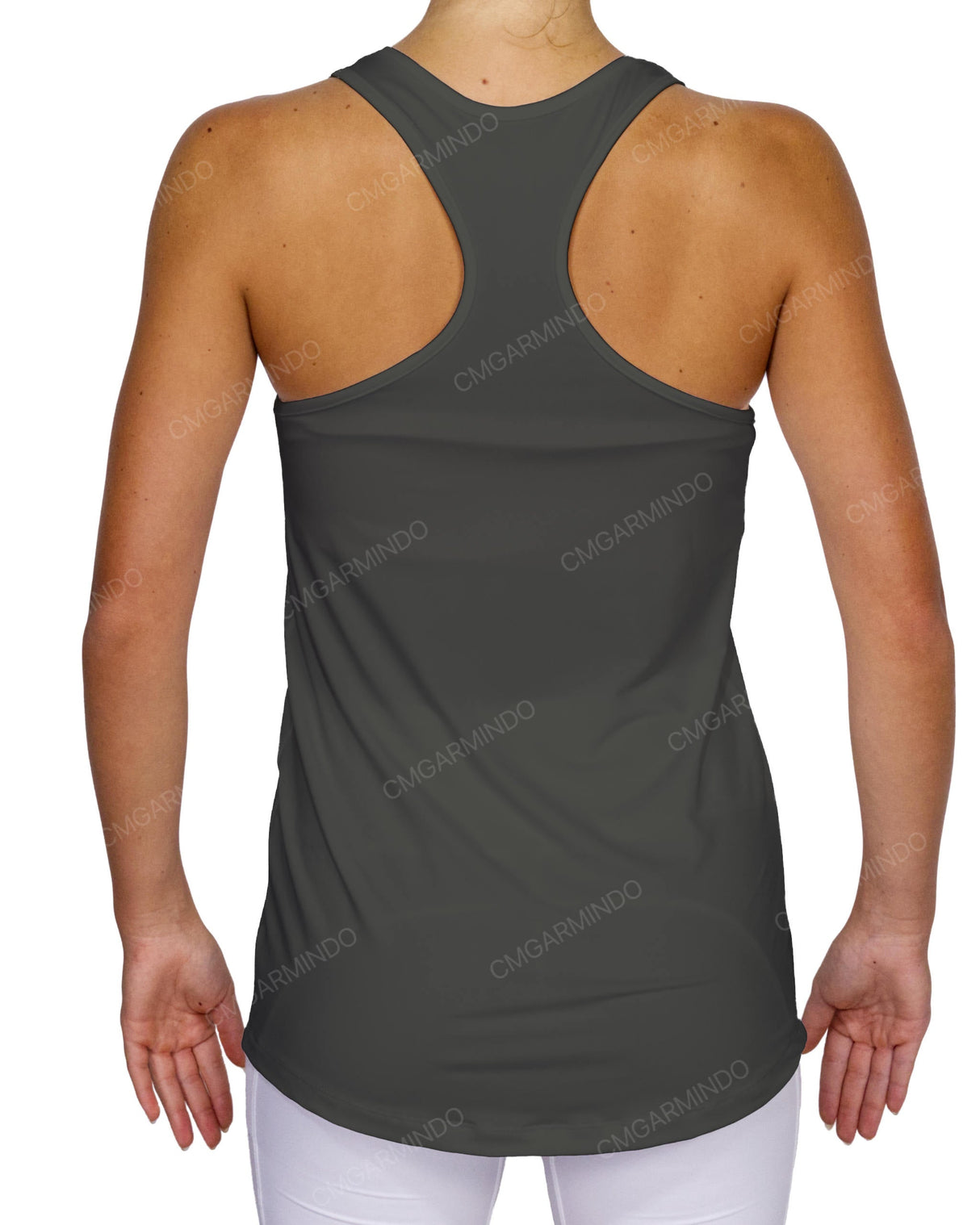 Scoop Hem Racerback Tank Top