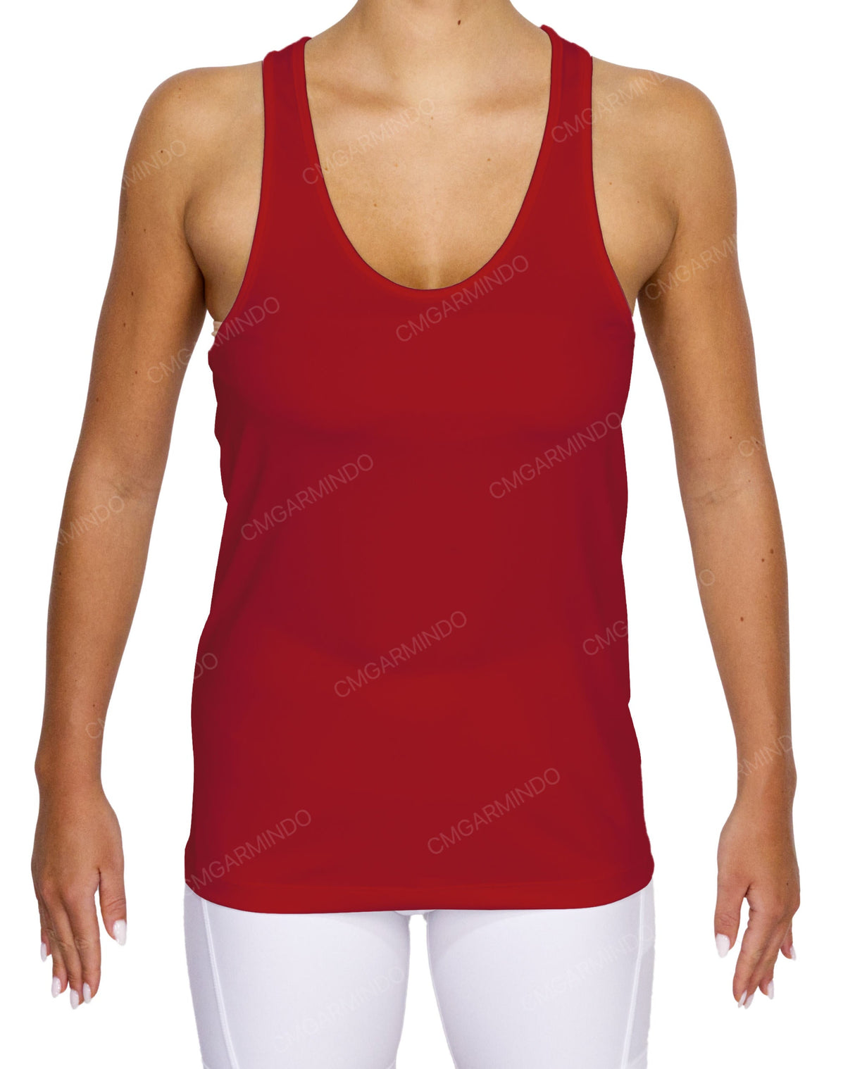Scoop Hem Racerback Tank Top