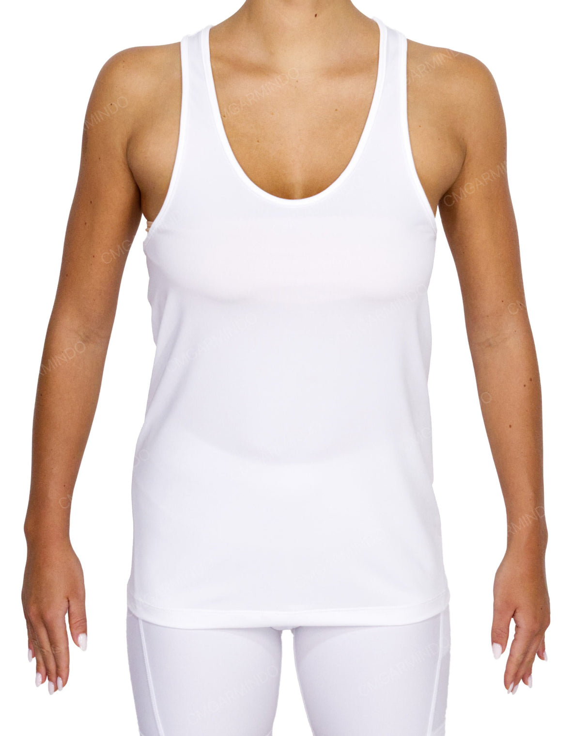 Scoop Hem Racerback Tank Top