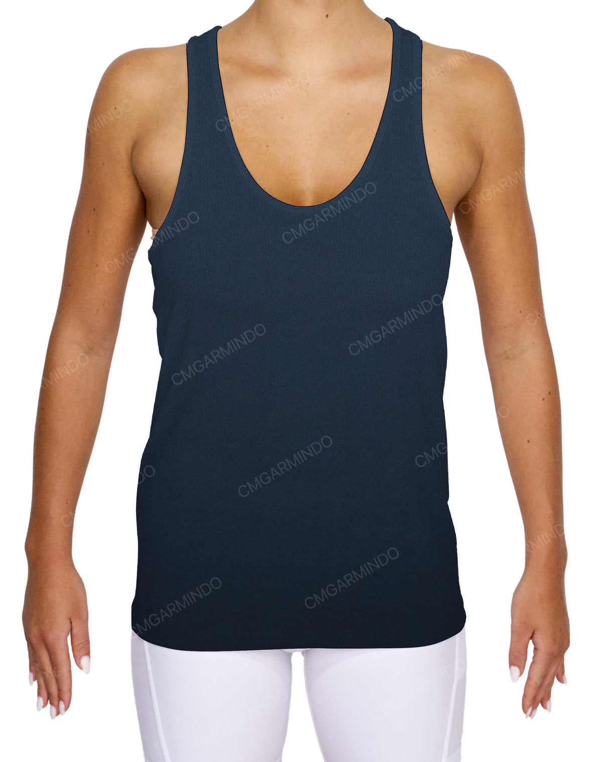 Scoop Hem Racerback Tank Top
