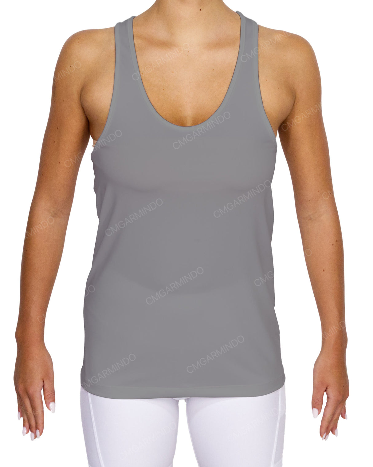 Scoop Hem Racerback Tank Top