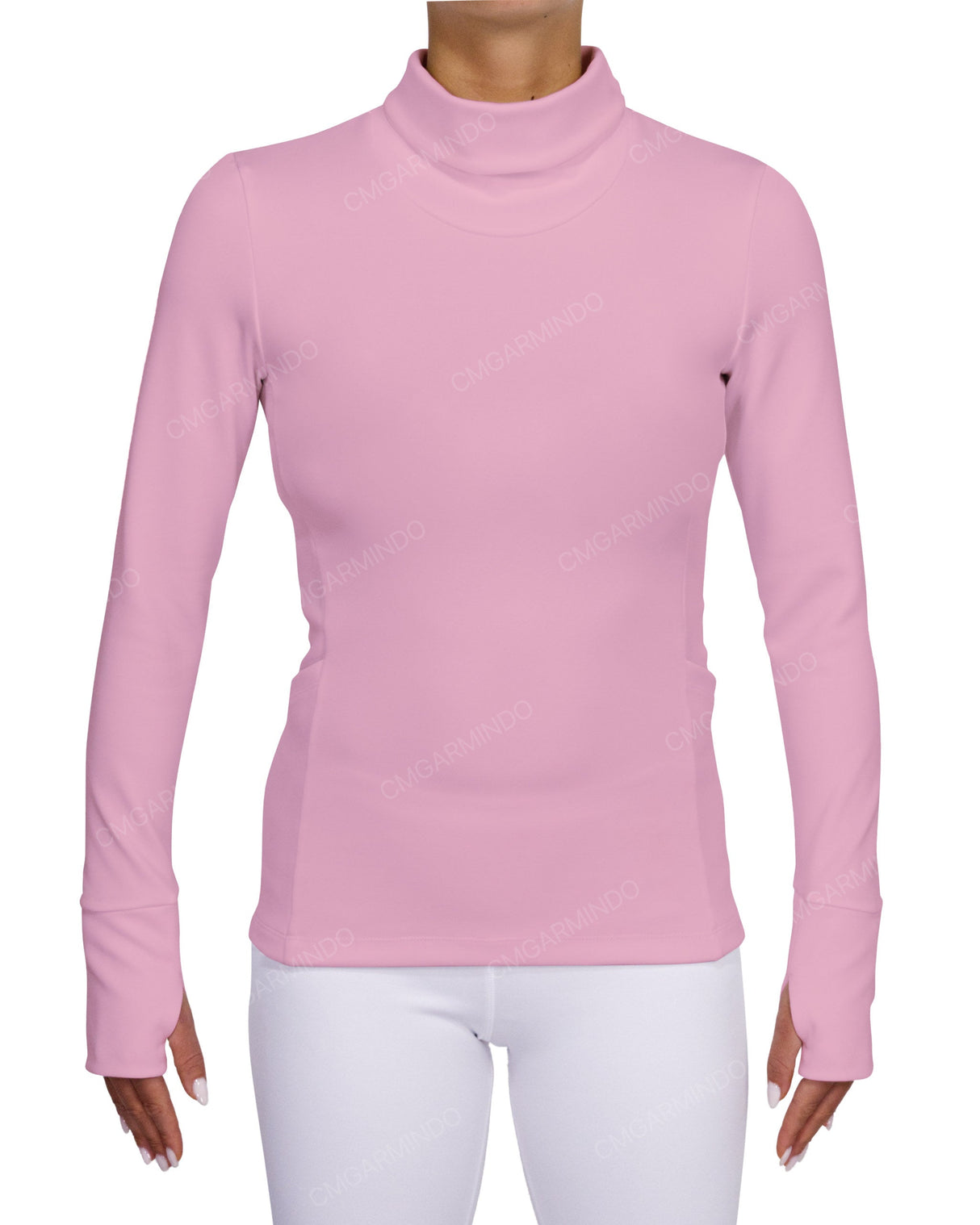High Neck Long Sleeve Top