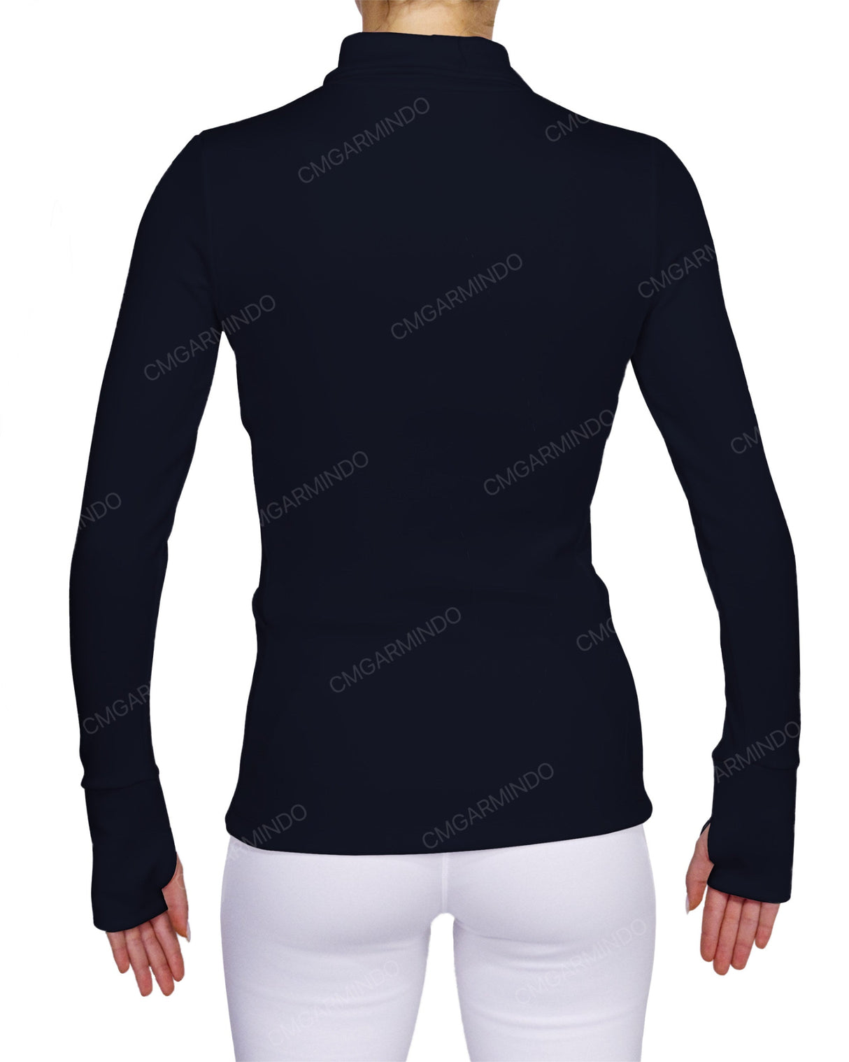 High Neck Long Sleeve Top