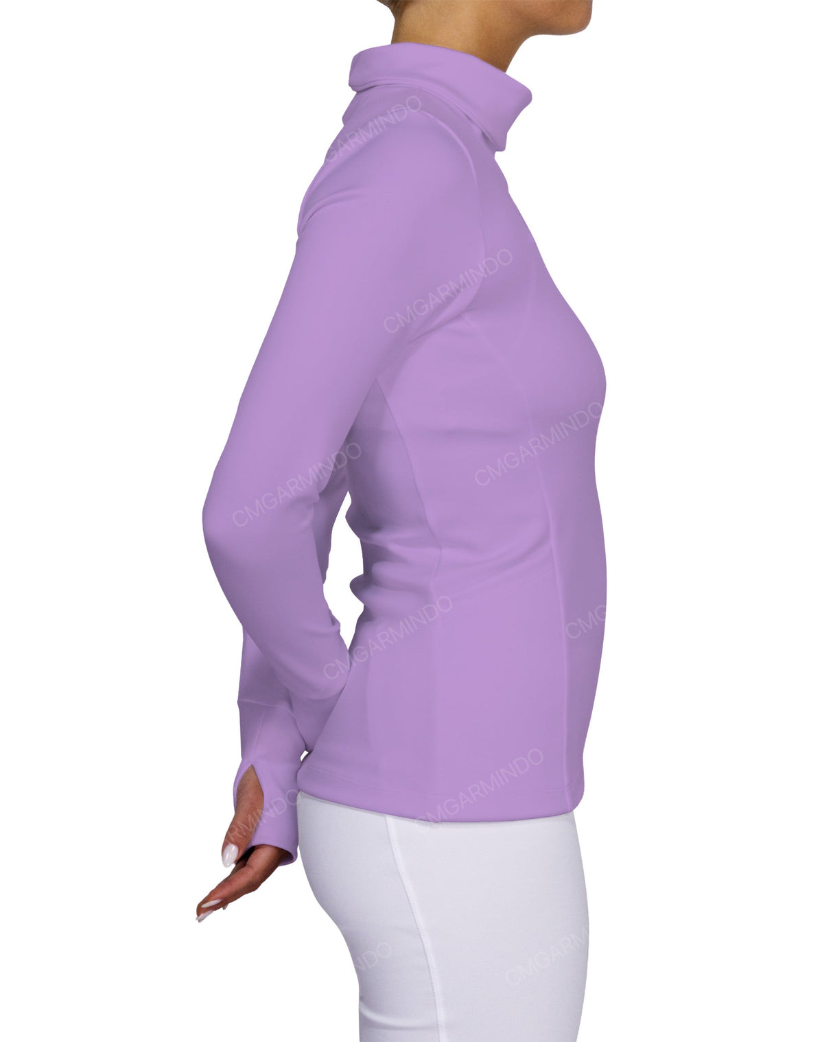 High Neck Long Sleeve Top