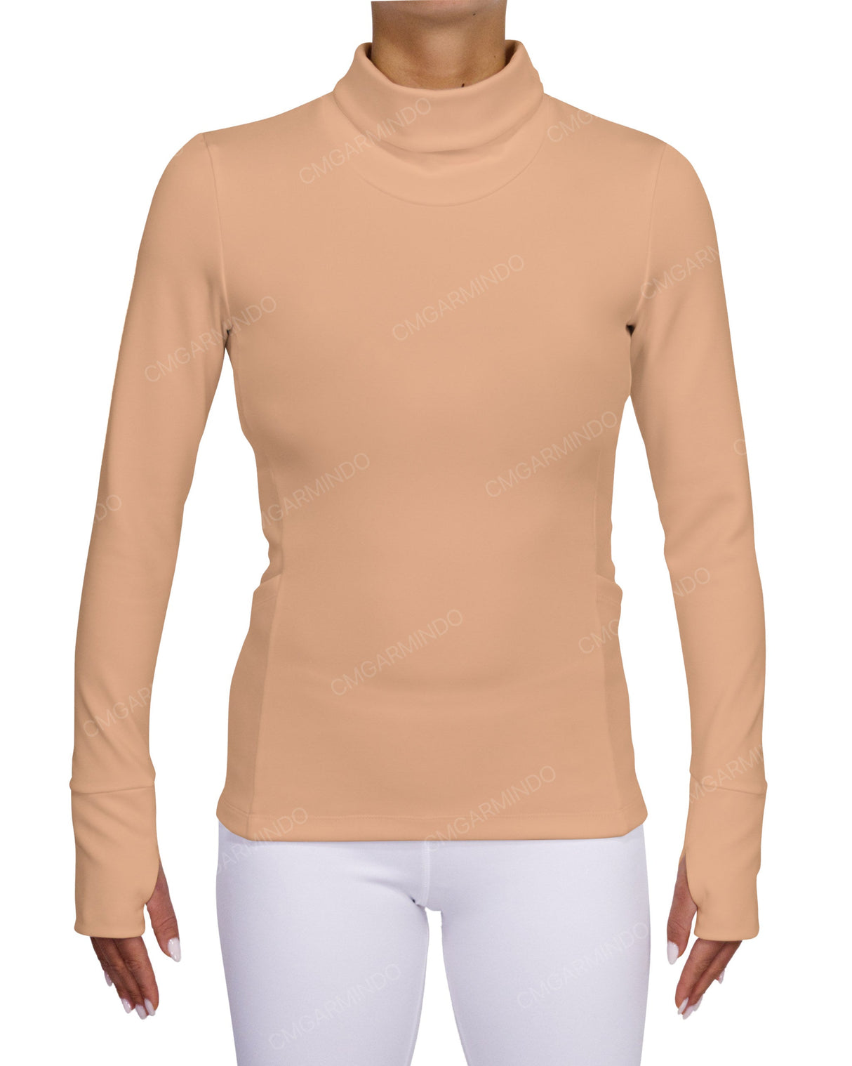 High Neck Long Sleeve Top