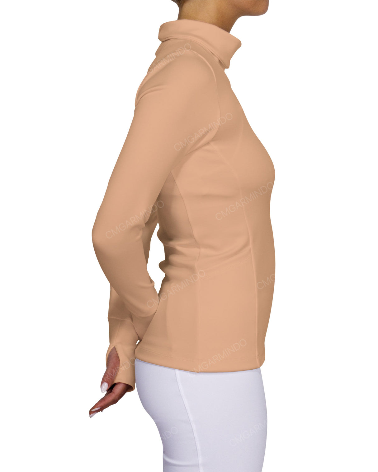High Neck Long Sleeve Top