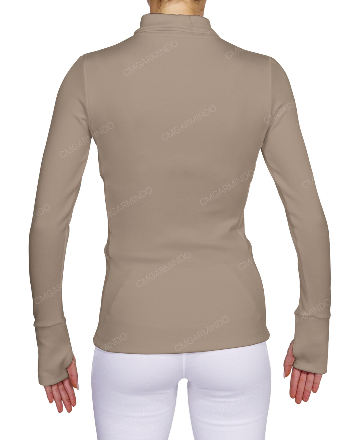 High Neck Long Sleeve Top