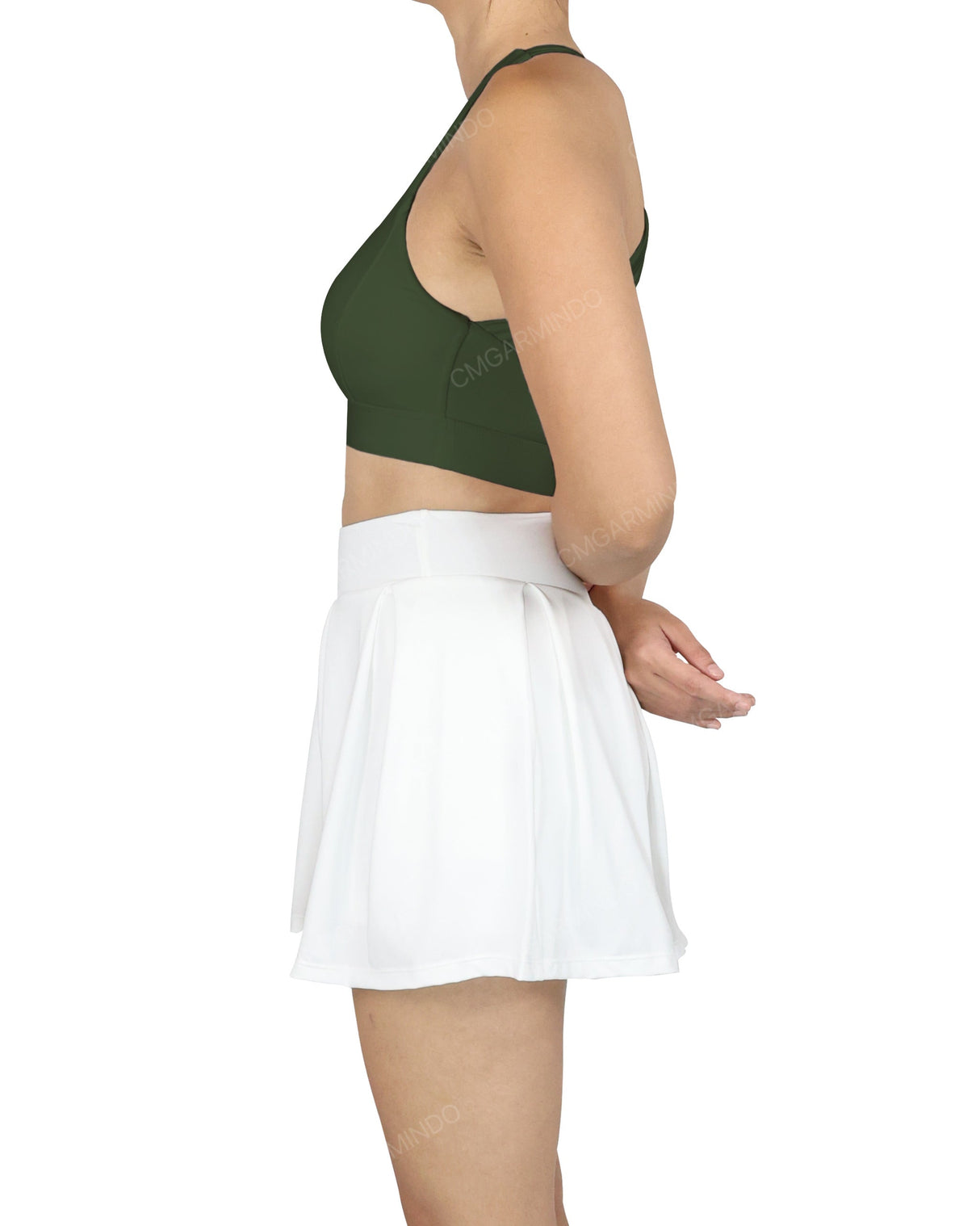 Crew Neck Crop Top