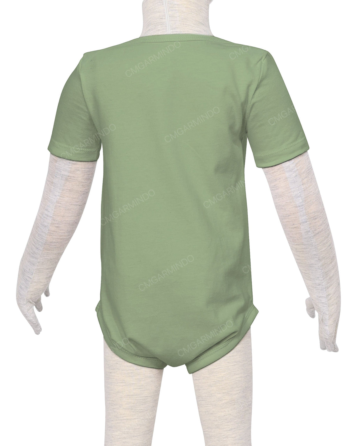Short Sleeve Envelope Neck Onesie