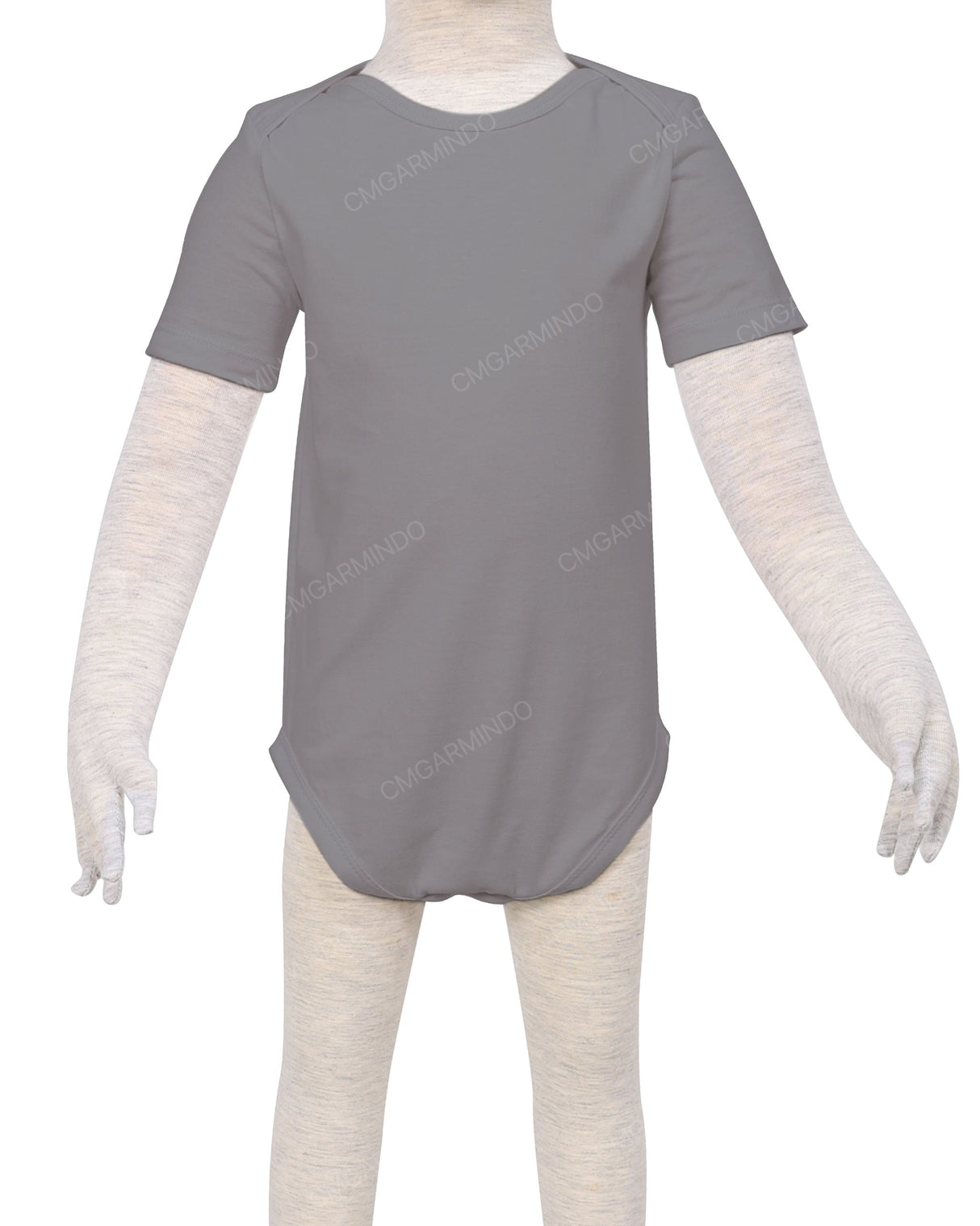 Short Sleeve Envelope Neck Onesie