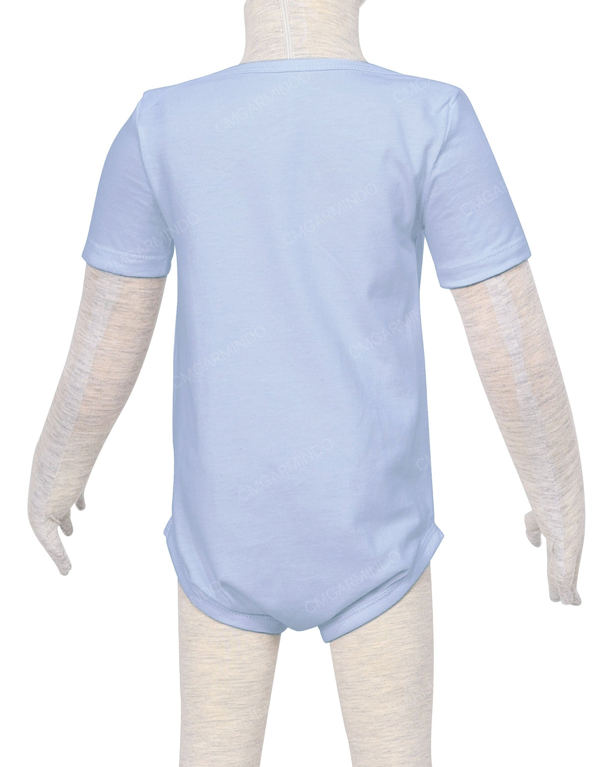 Short Sleeve Envelope Neck Onesie