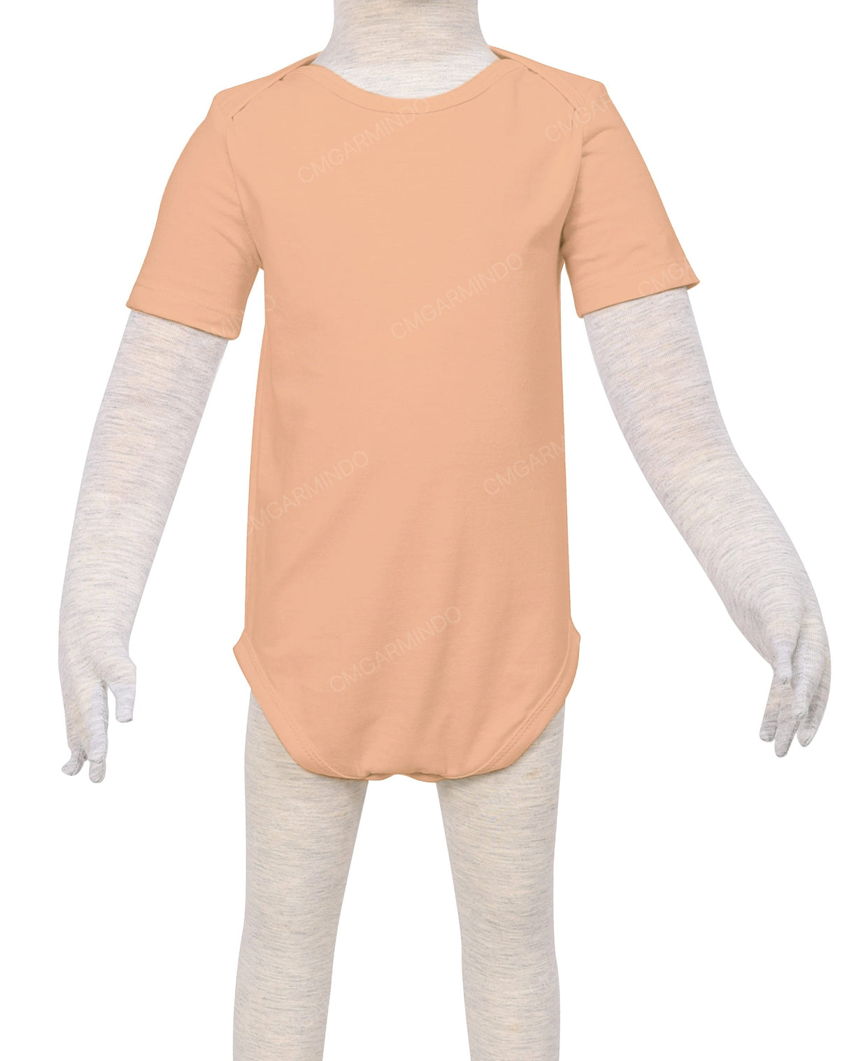 Short Sleeve Envelope Neck Onesie