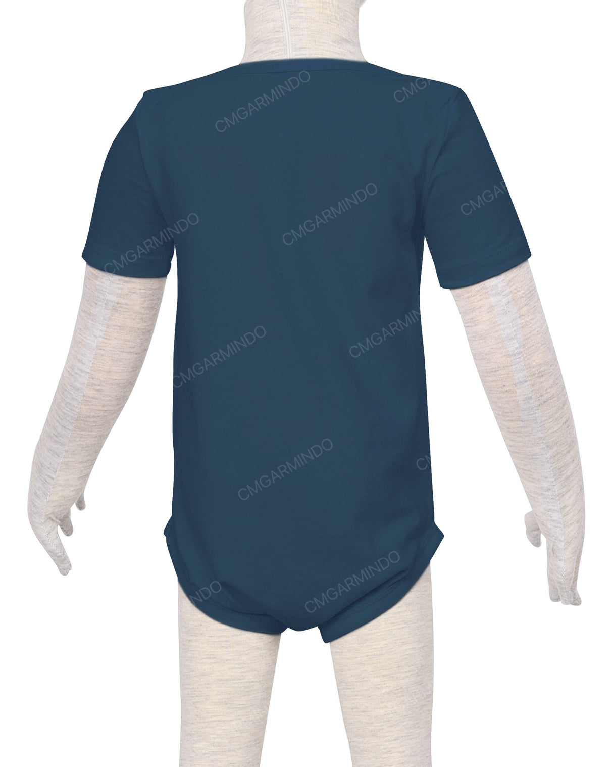 Short Sleeve Envelope Neck Onesie