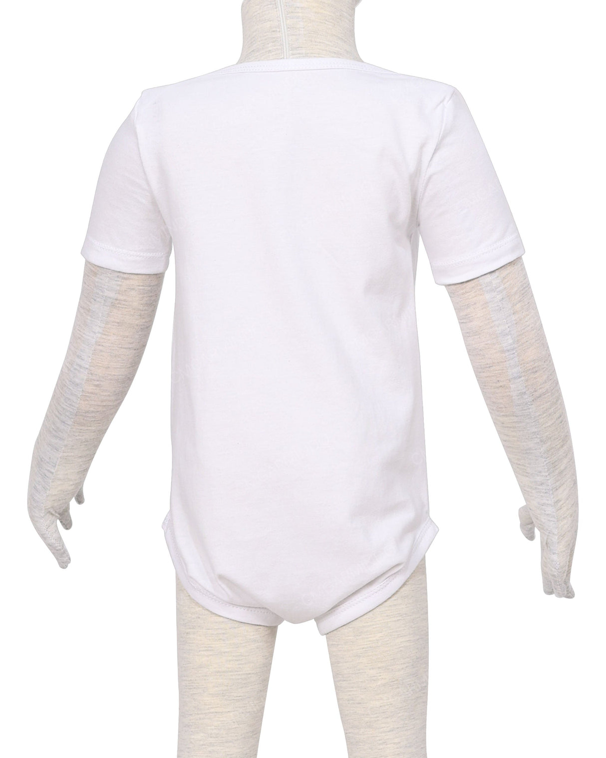 Short Sleeve Envelope Neck Onesie