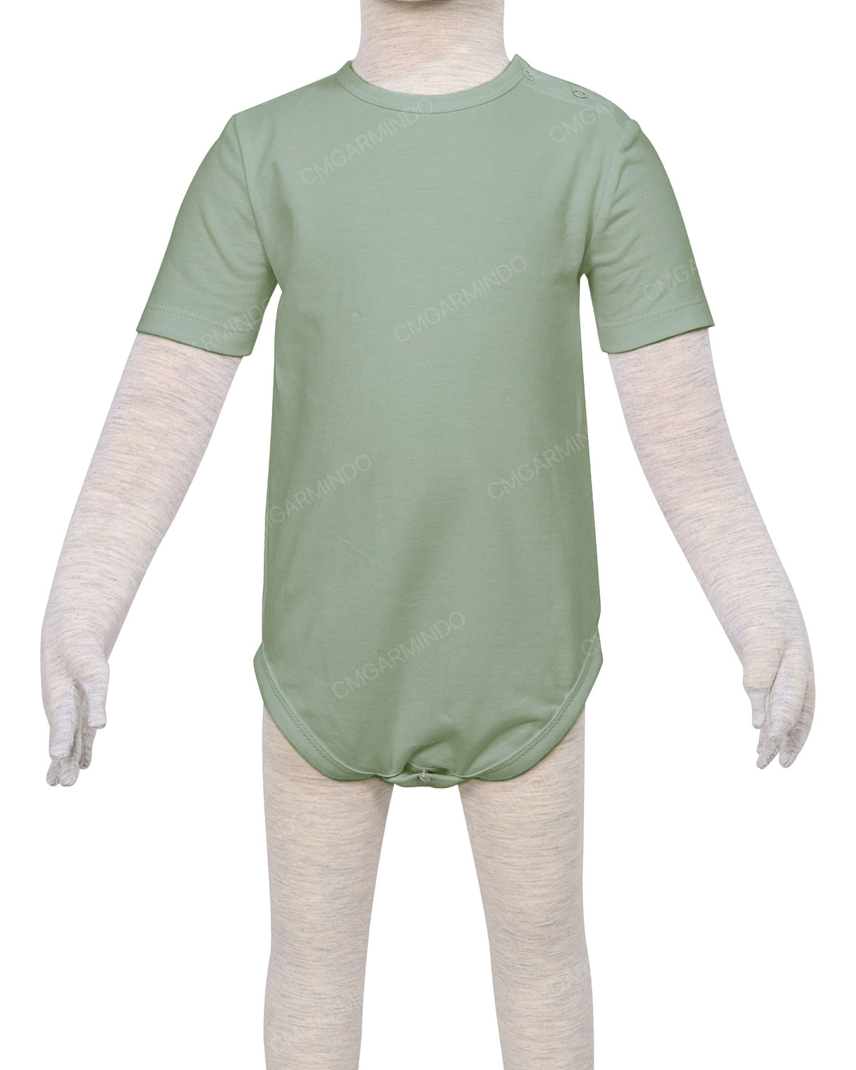Short Sleeve Crew Neck Onesie