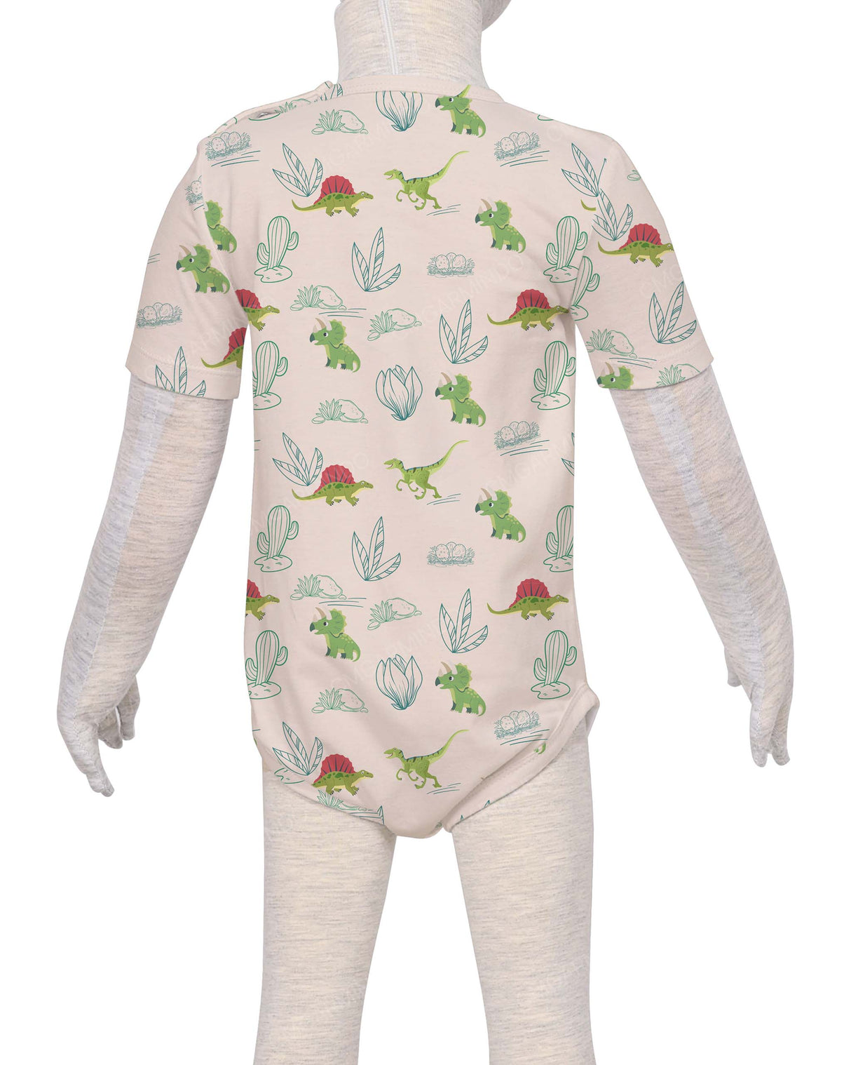 Short Sleeve Crew Neck Onesie