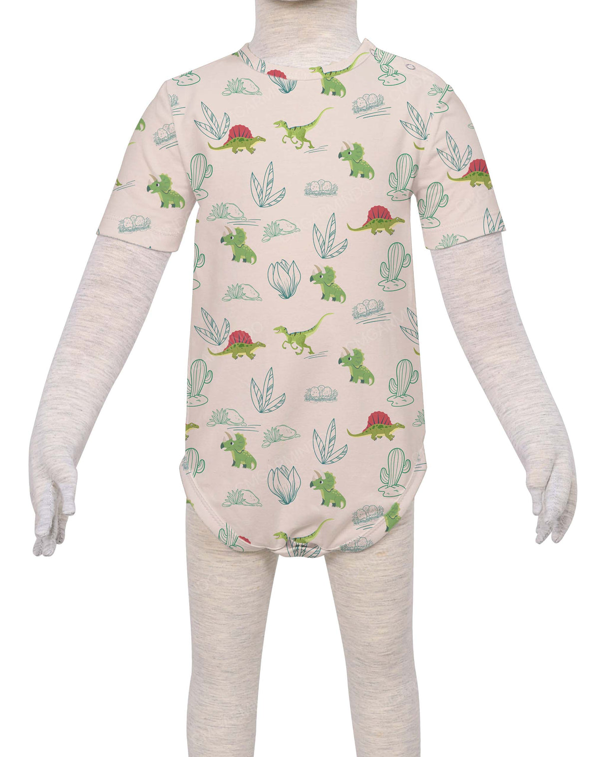 Short Sleeve Crew Neck Onesie