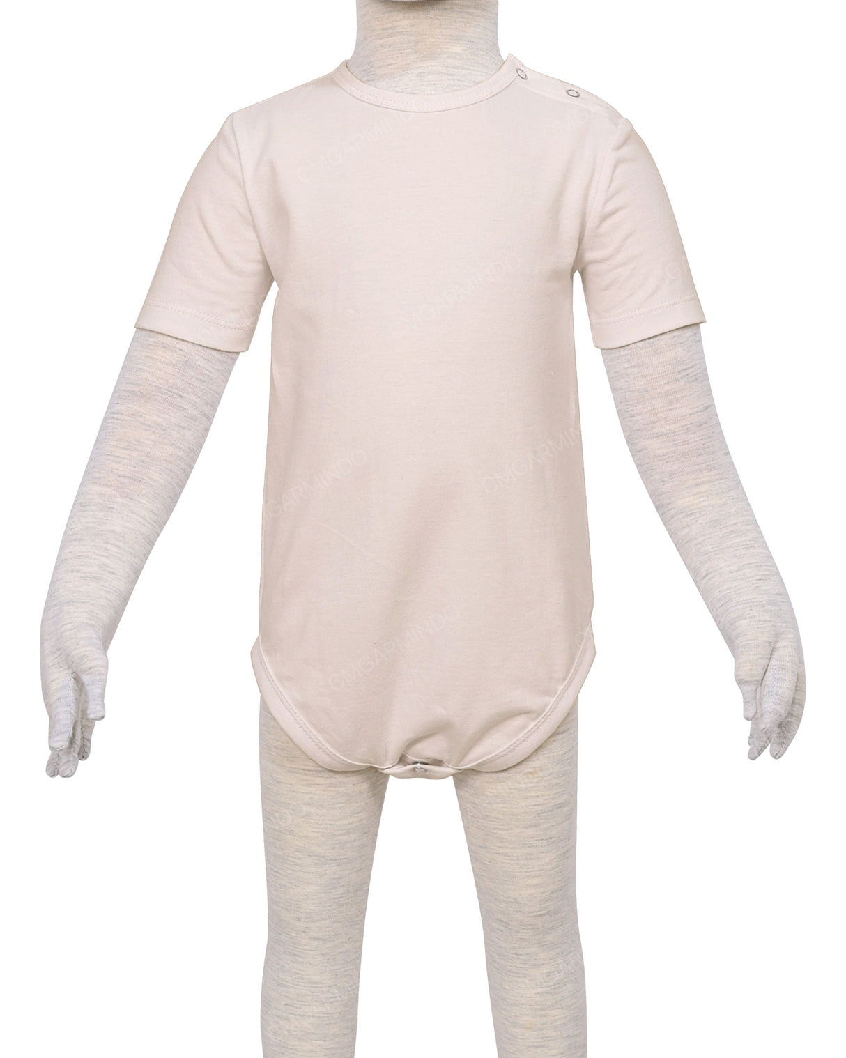 Short Sleeve Crew Neck Onesie