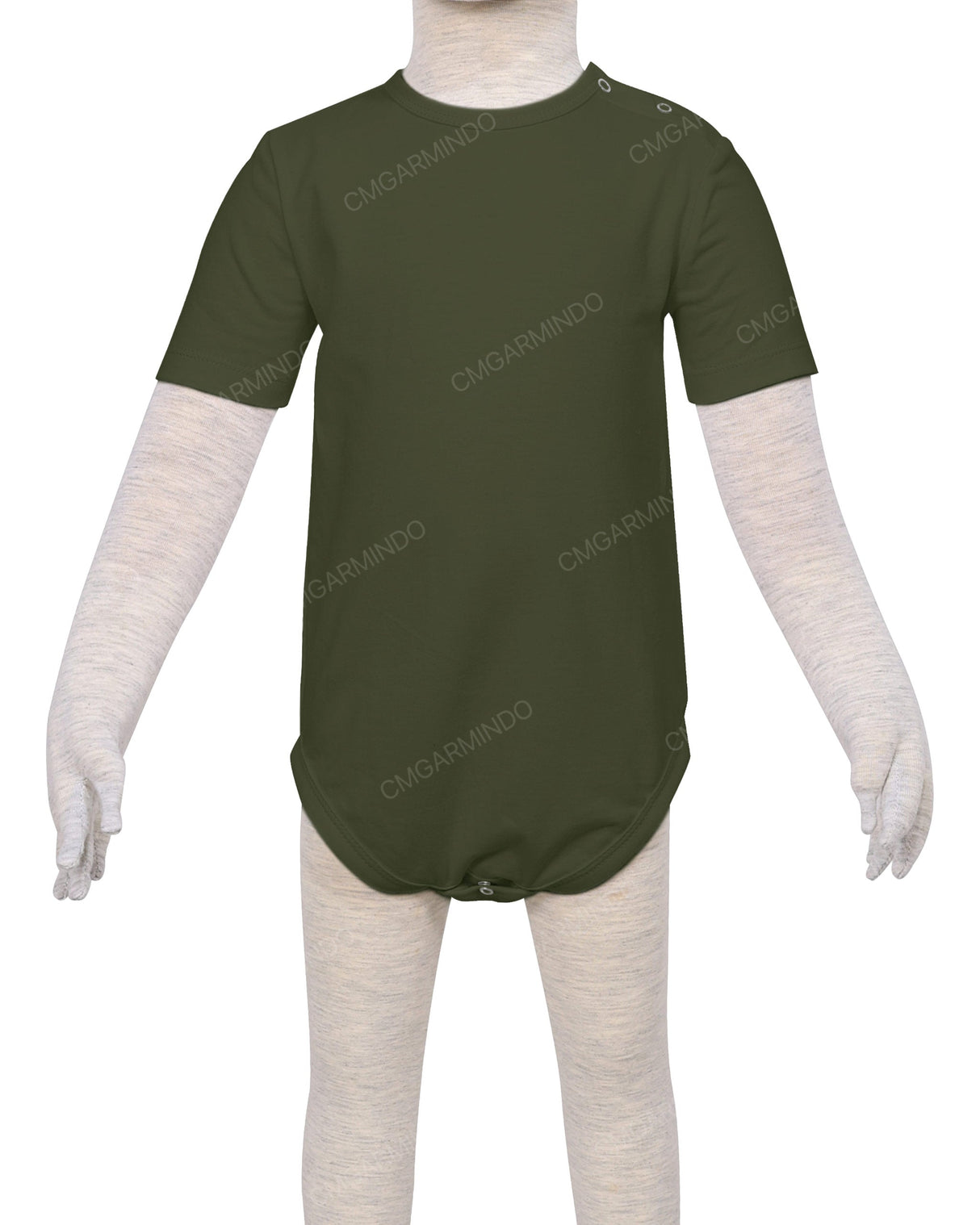 Short Sleeve Crew Neck Onesie