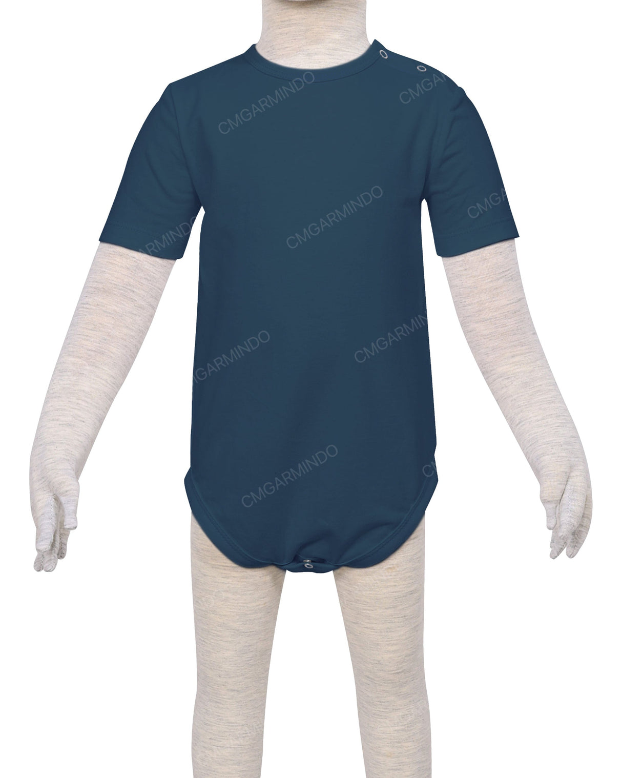 Short Sleeve Crew Neck Onesie