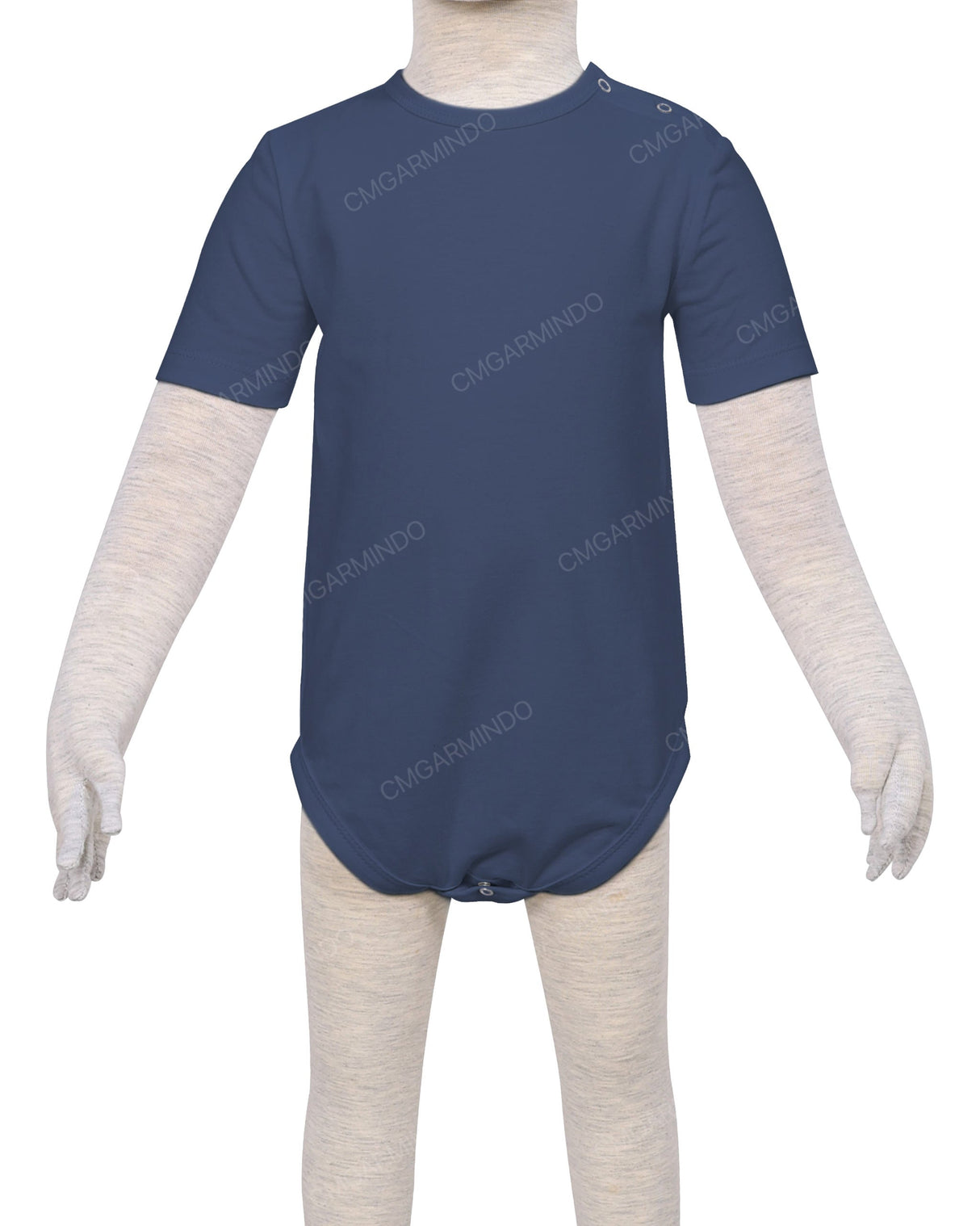 Short Sleeve Crew Neck Onesie