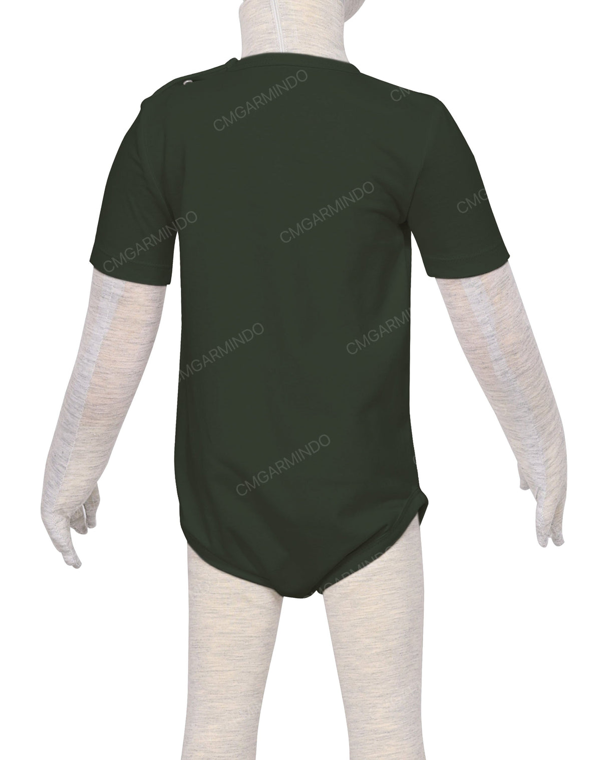 Short Sleeve Crew Neck Onesie