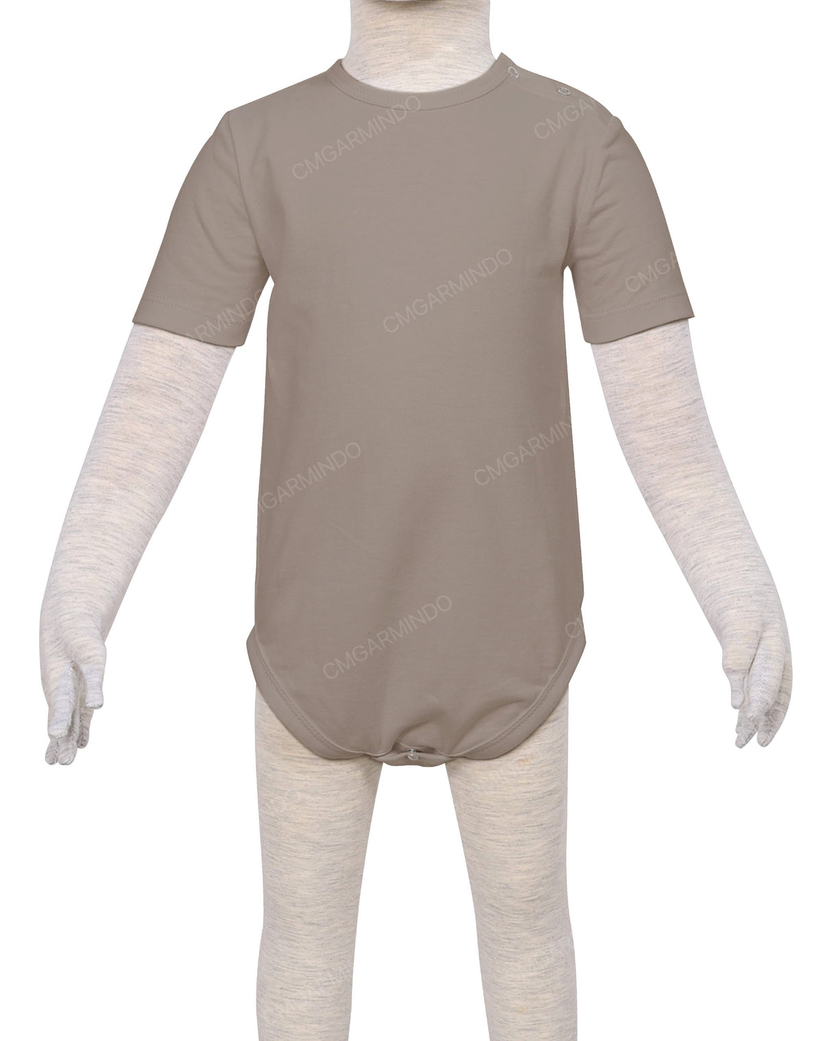 Short Sleeve Crew Neck Onesie