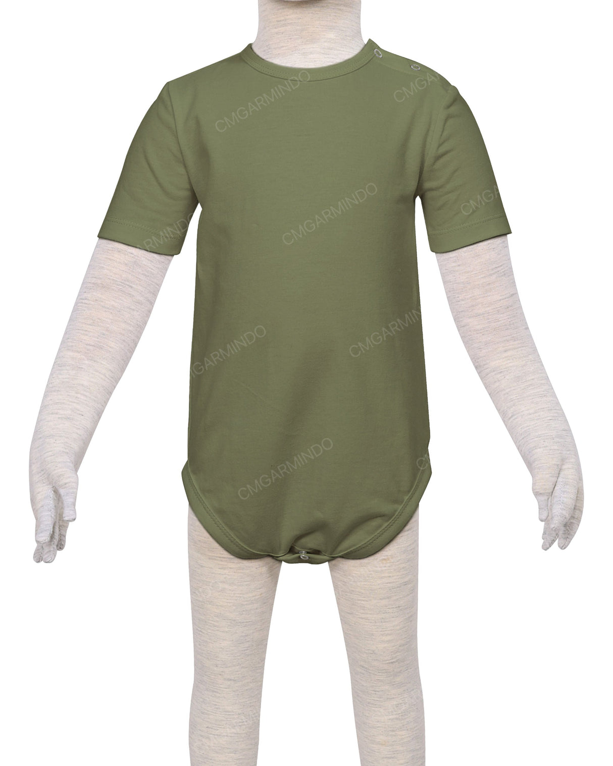 Short Sleeve Crew Neck Onesie