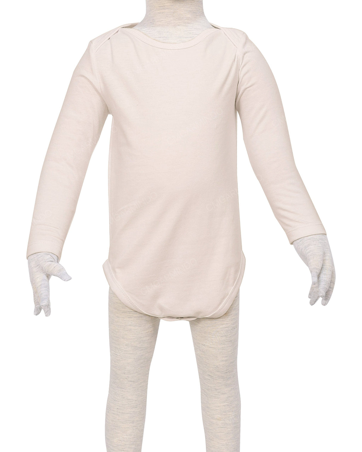 Long Sleeve Envelope Neck Onesie