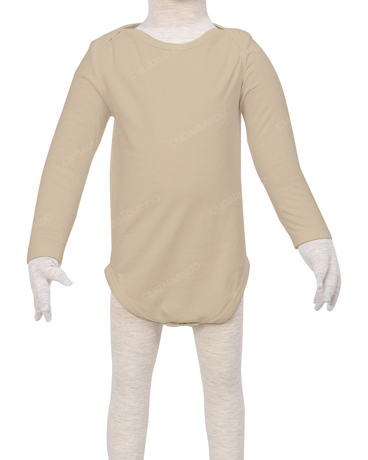 Long Sleeve Envelope Neck Onesie
