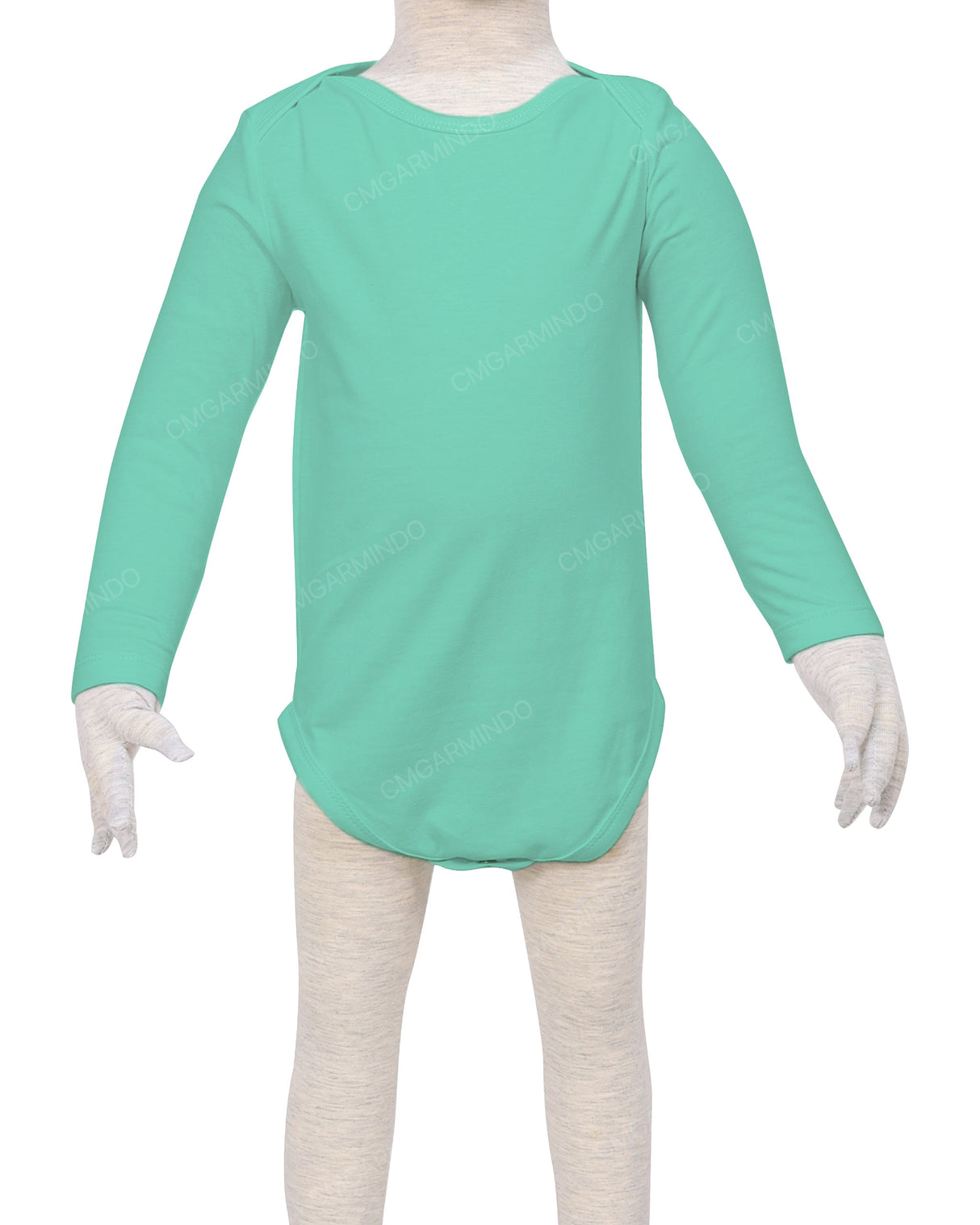 Long Sleeve Envelope Neck Onesie