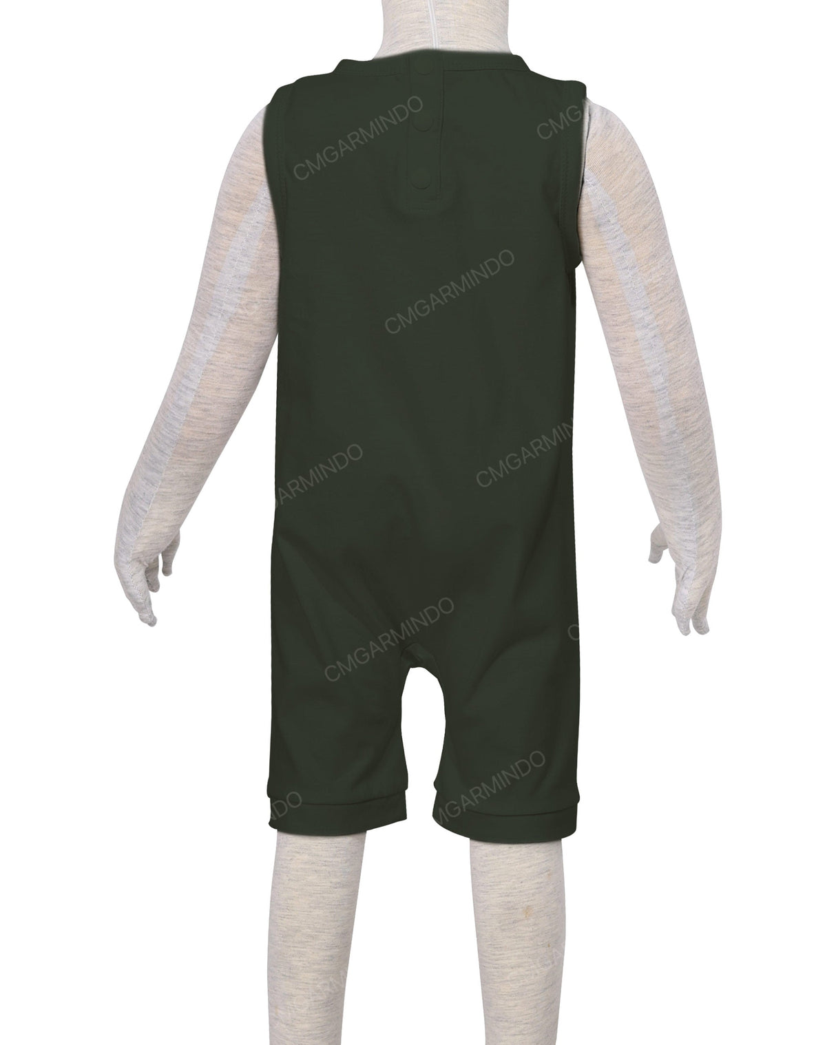 Sleeveless Crew Neck Shorts Romper
