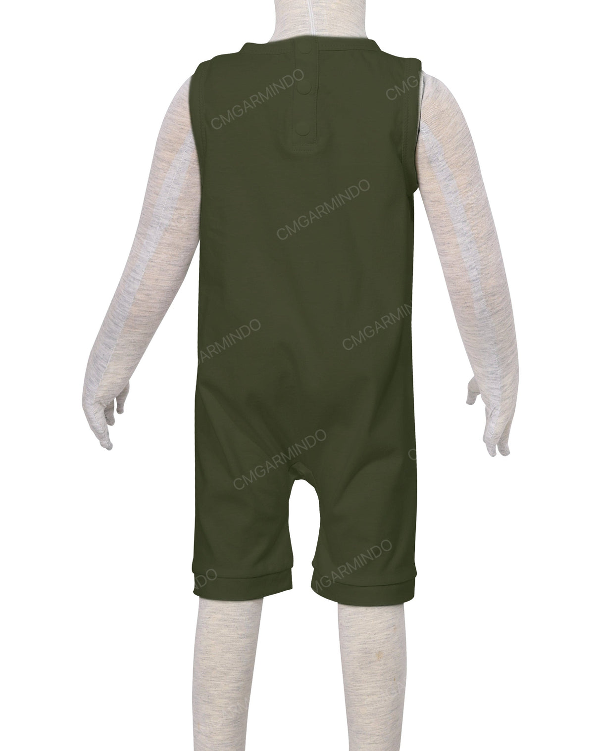 Sleeveless Crew Neck Shorts Romper