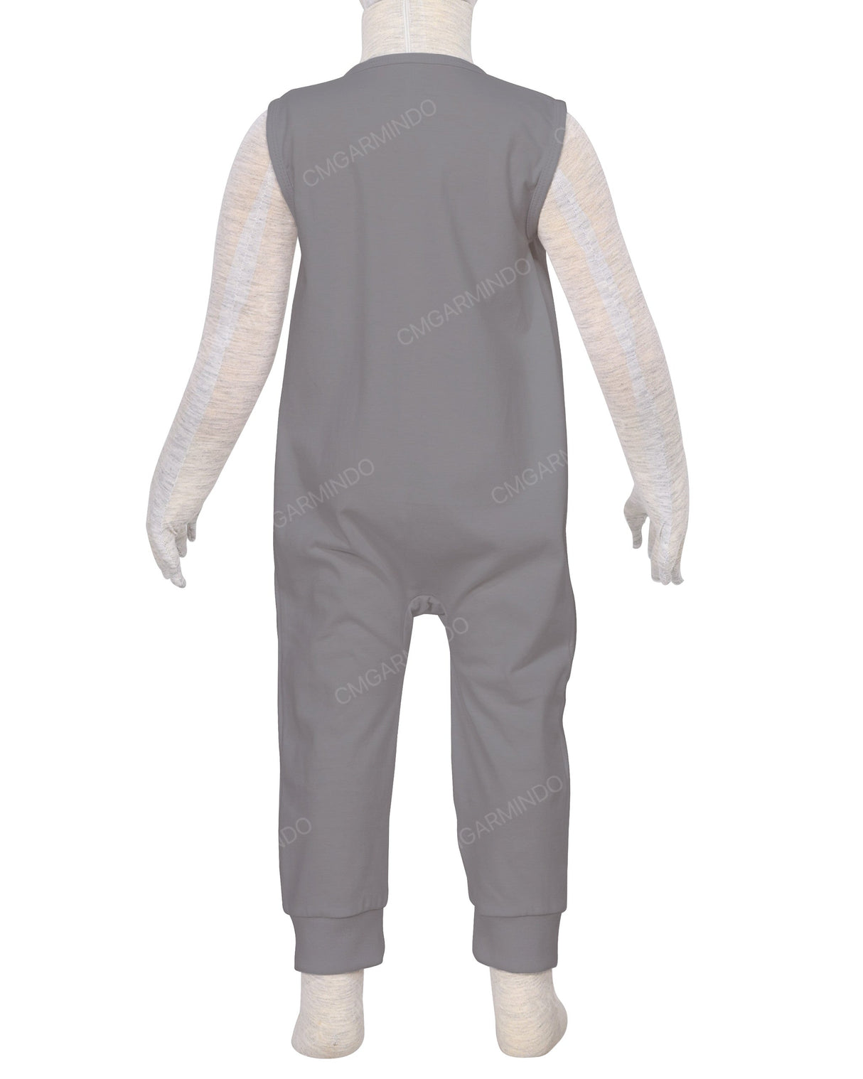 Sleeveless Zip-Up Pants Onesie