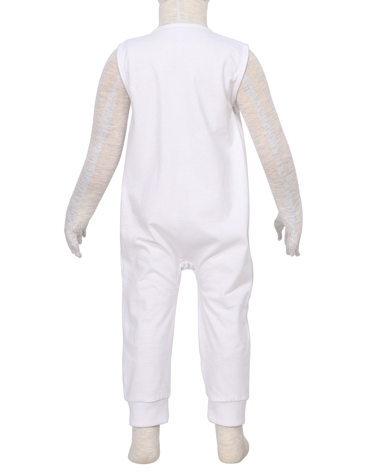 Sleeveless Zip-Up Pants Onesie