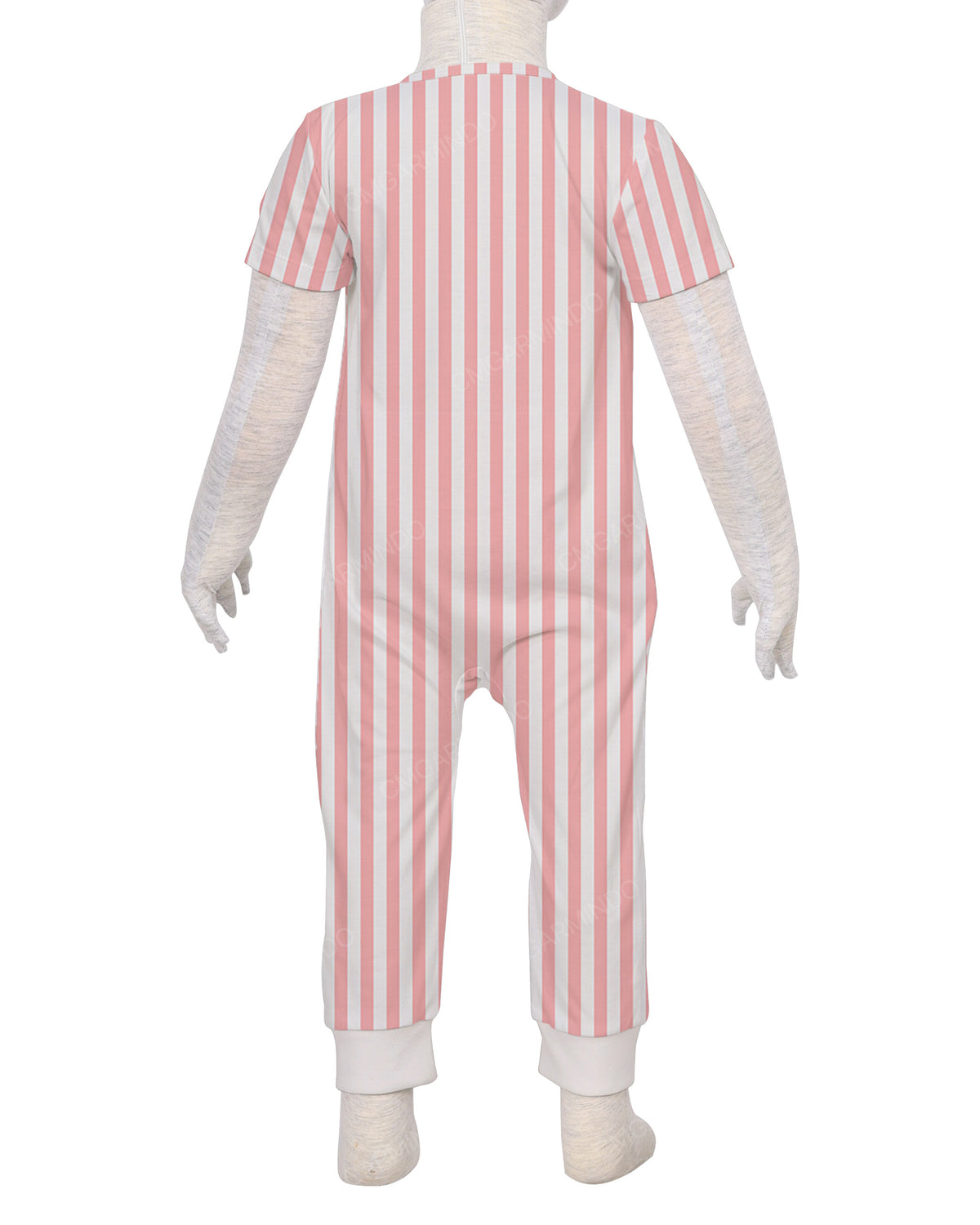 Short Sleeve Zip-Up Pants Onesie