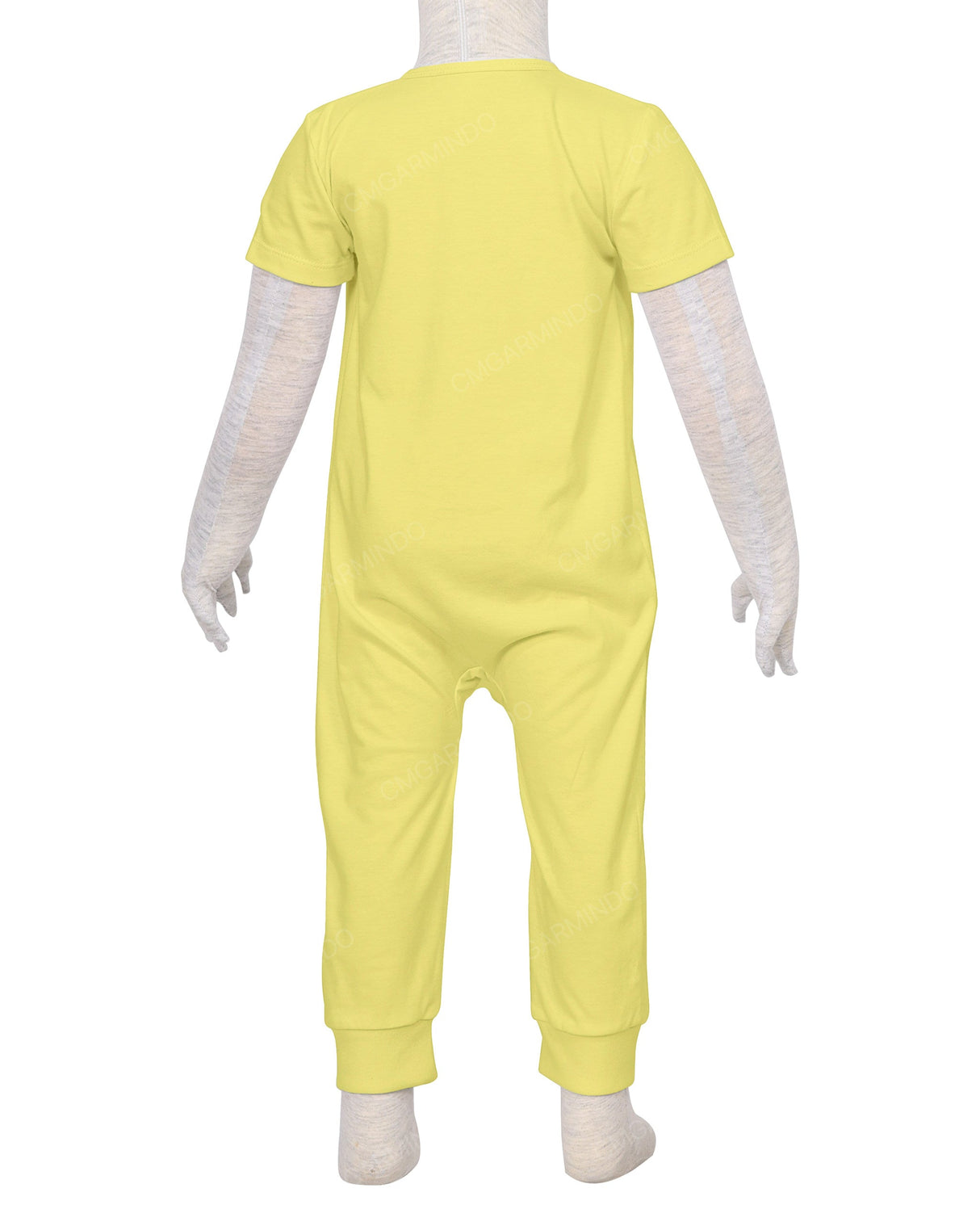 Short Sleeve Zip-Up Pants Onesie