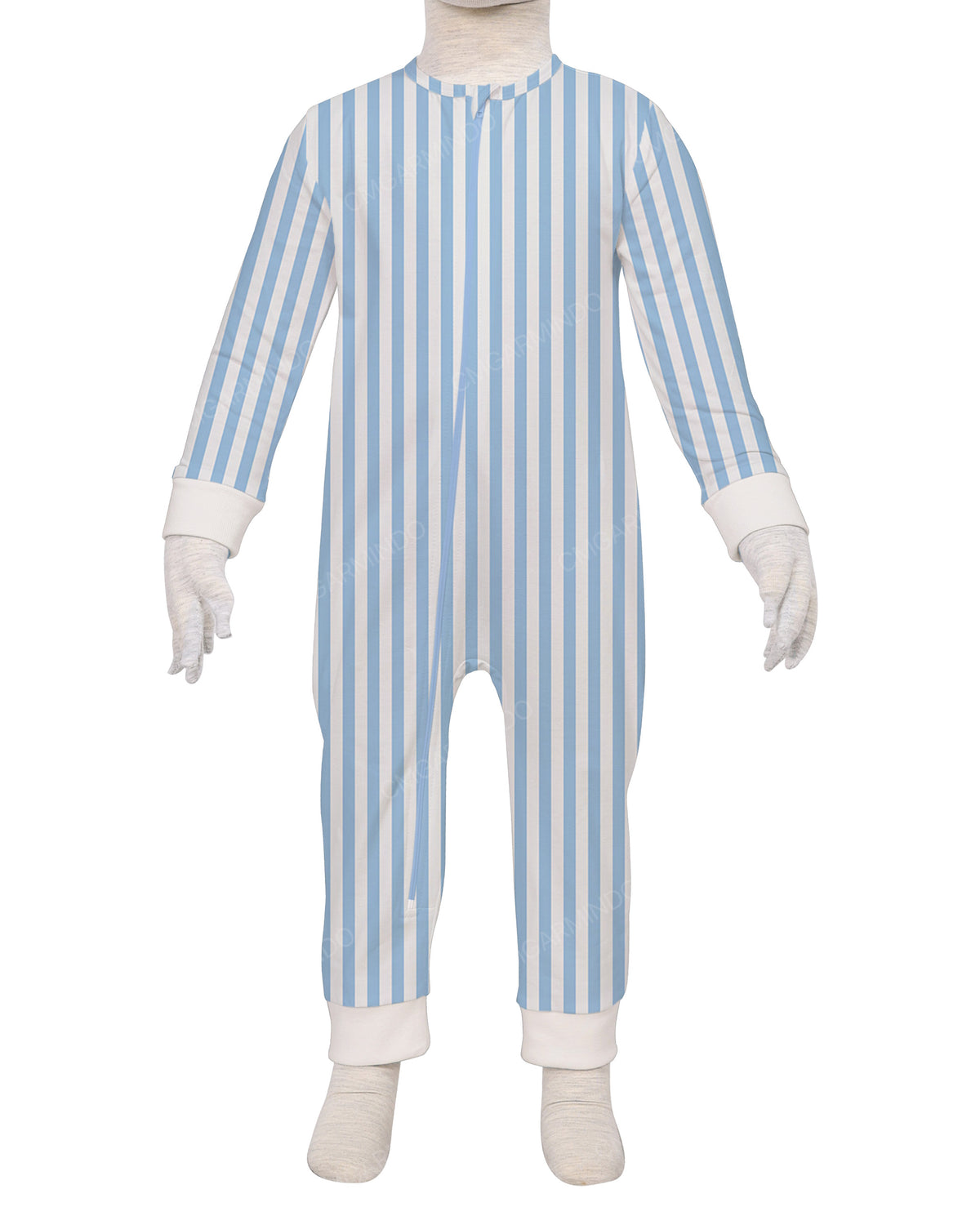 Long Sleeve Zip-Up Pants Onesie