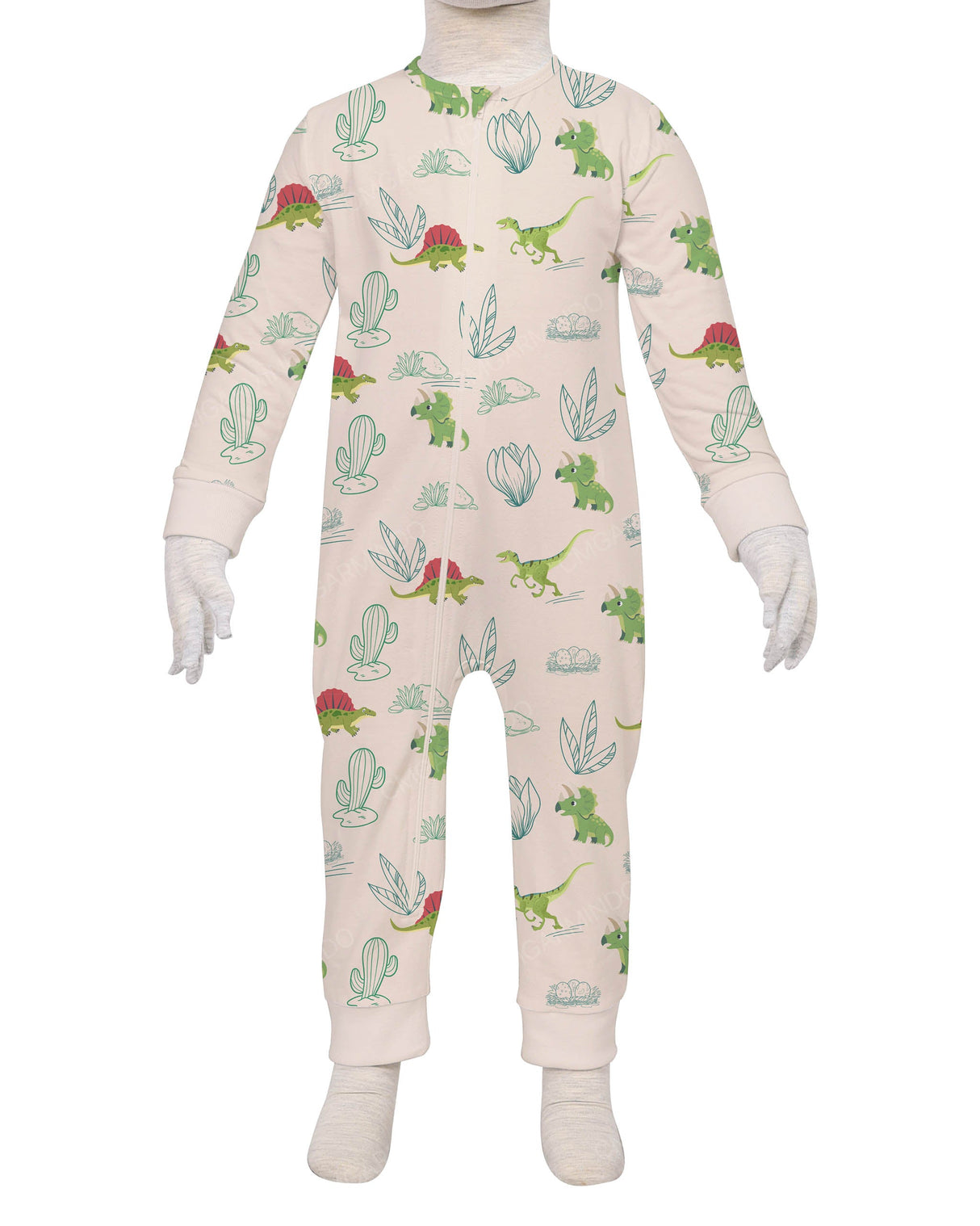 Long Sleeve Zip-Up Pants Onesie