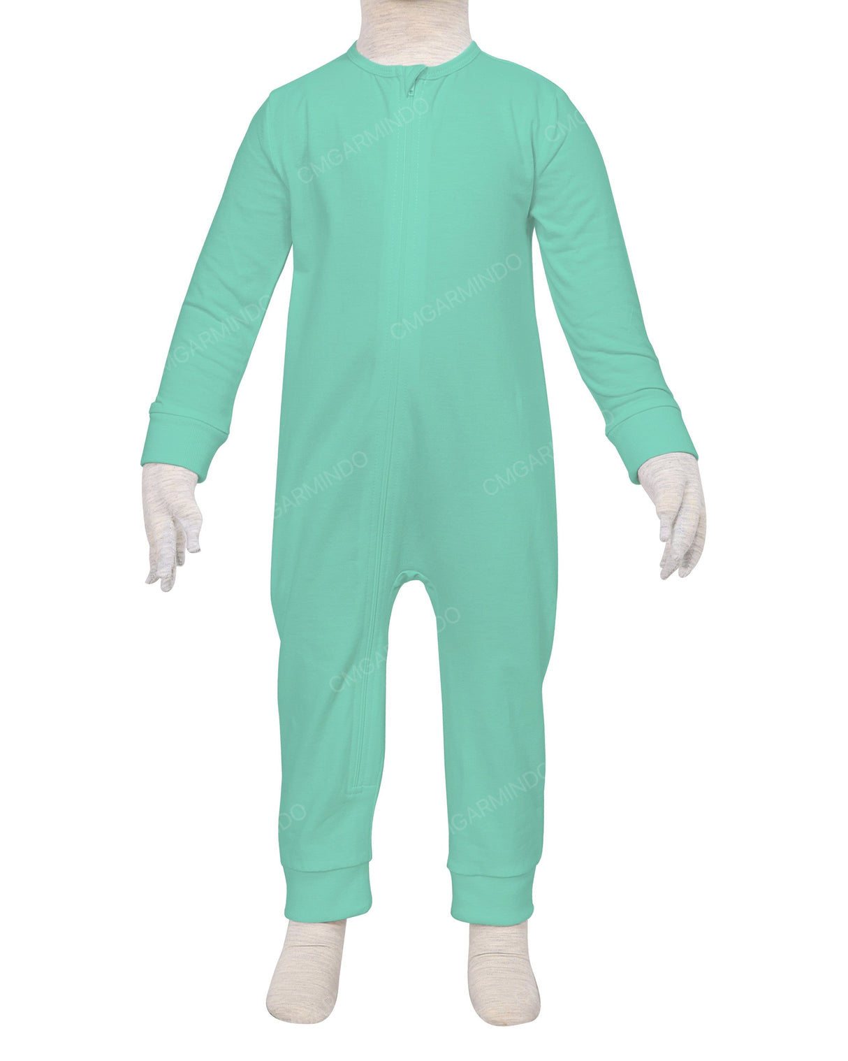 Long Sleeve Zip-Up Pants Onesie