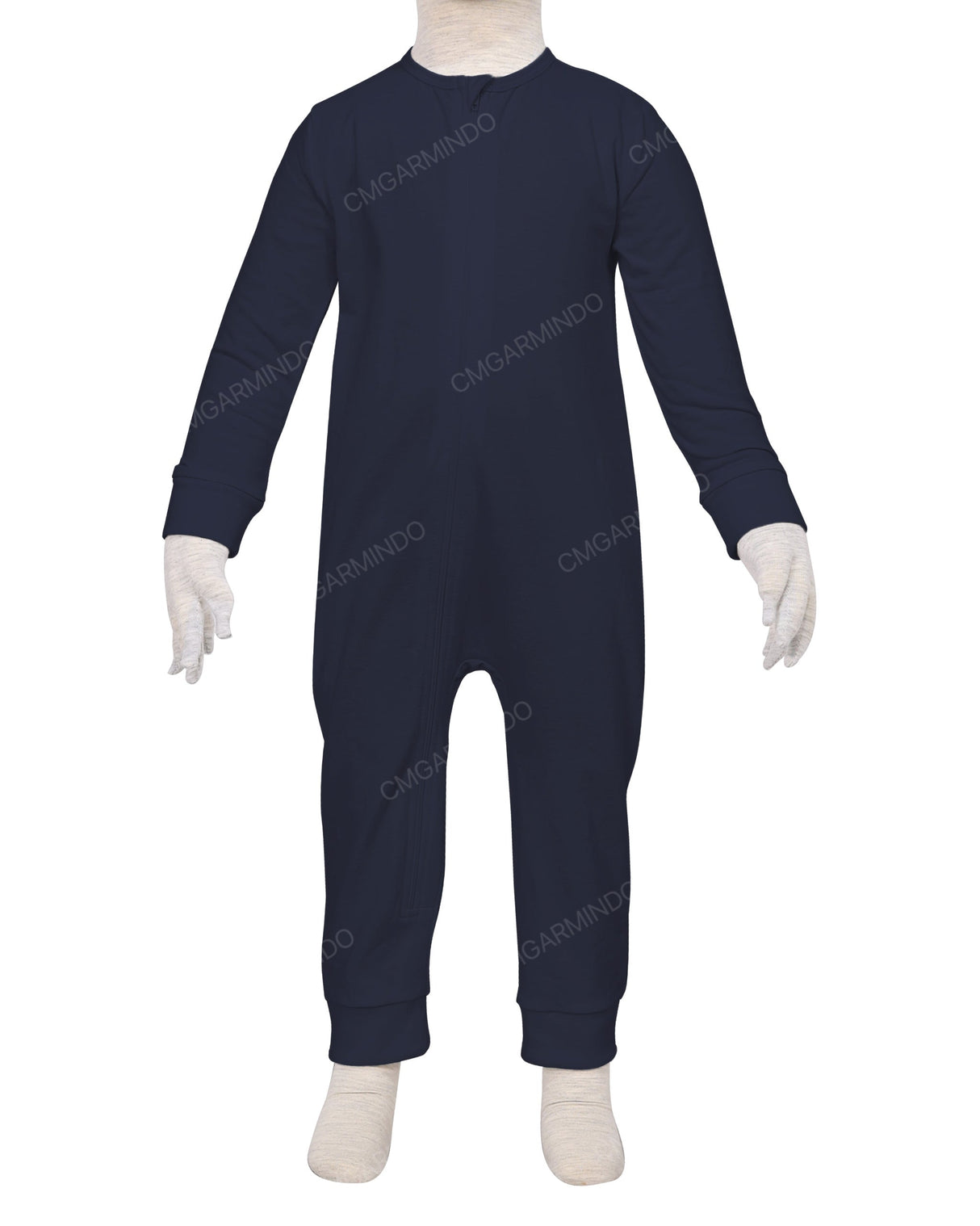 Long Sleeve Zip-Up Pants Onesie