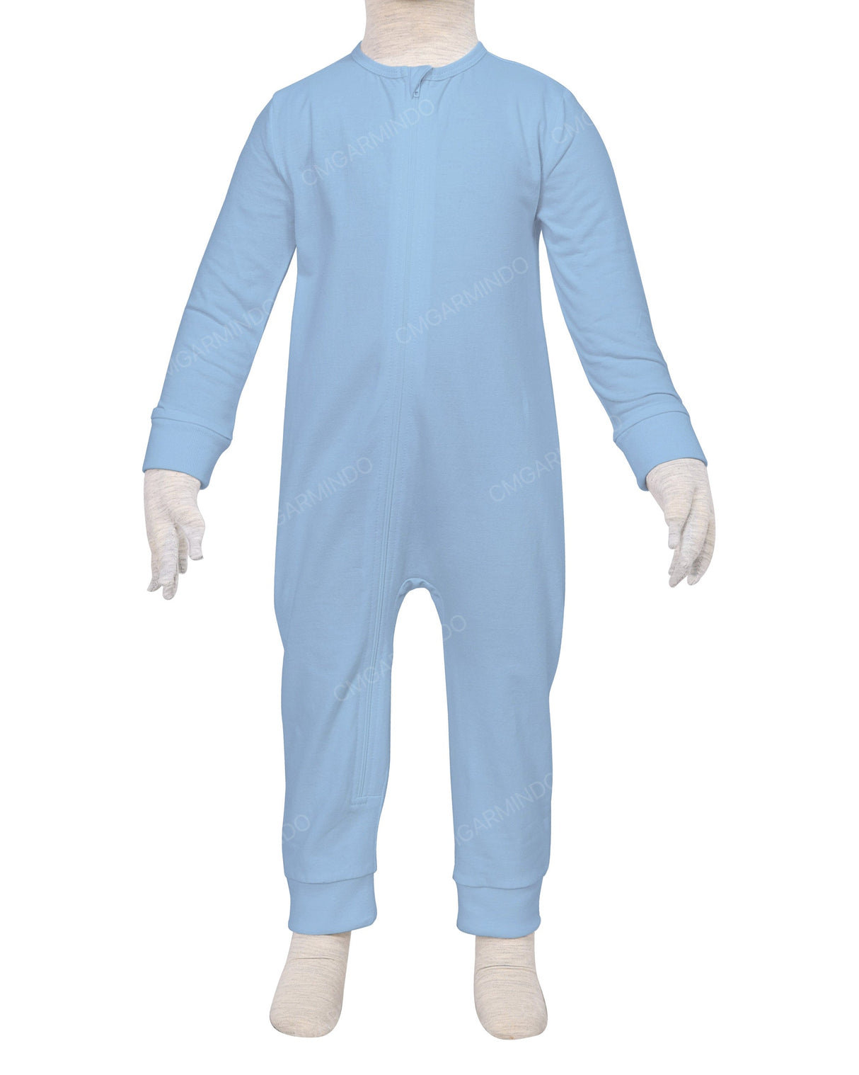 Long Sleeve Zip-Up Pants Onesie