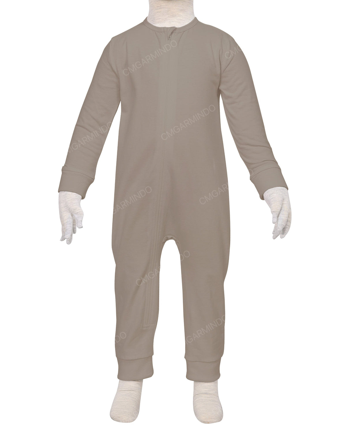 Long Sleeve Zip-Up Pants Onesie