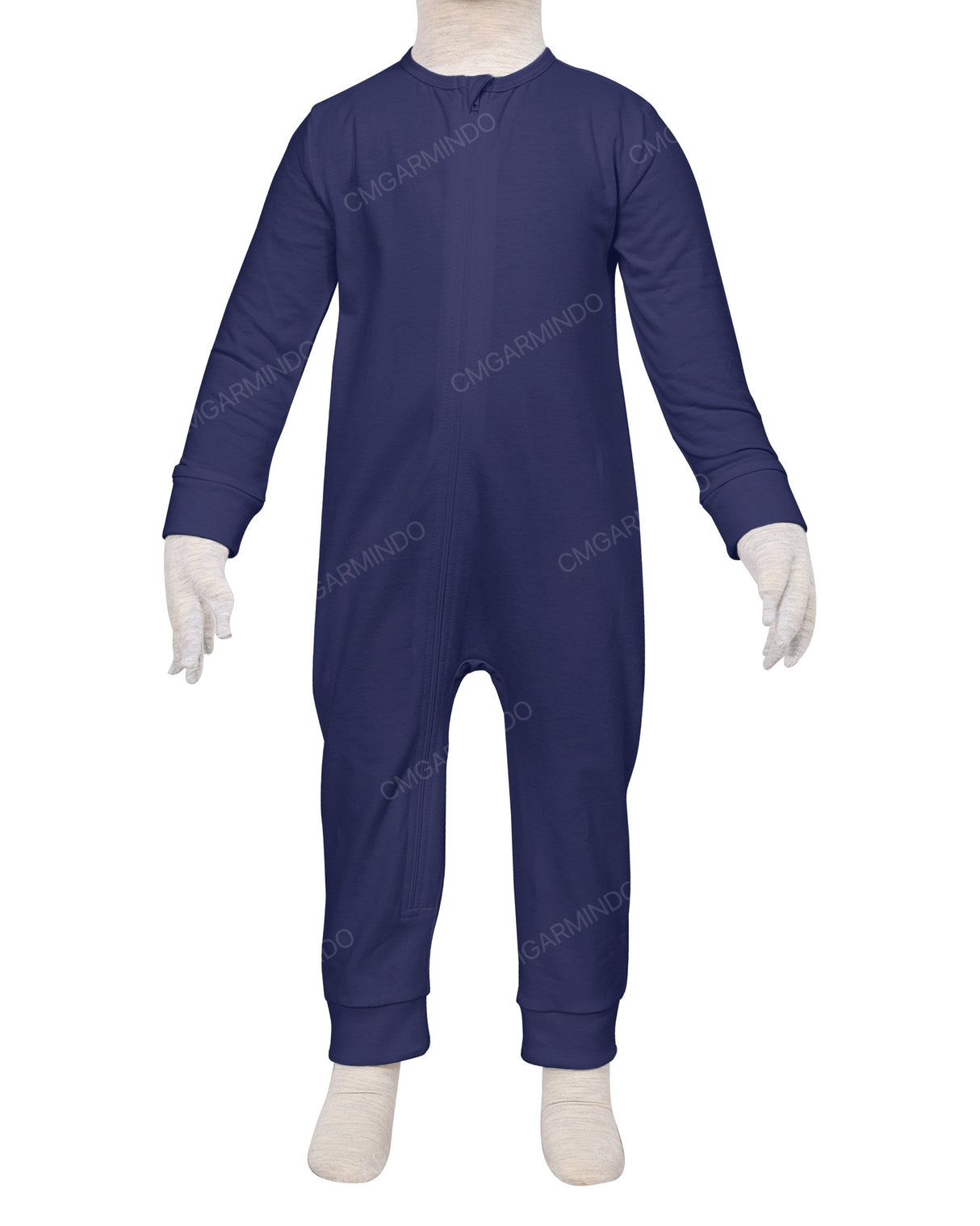 Long Sleeve Zip-Up Pants Onesie