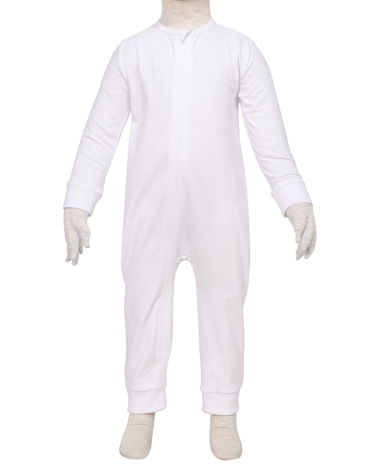 Long Sleeve Zip-Up Pants Onesie